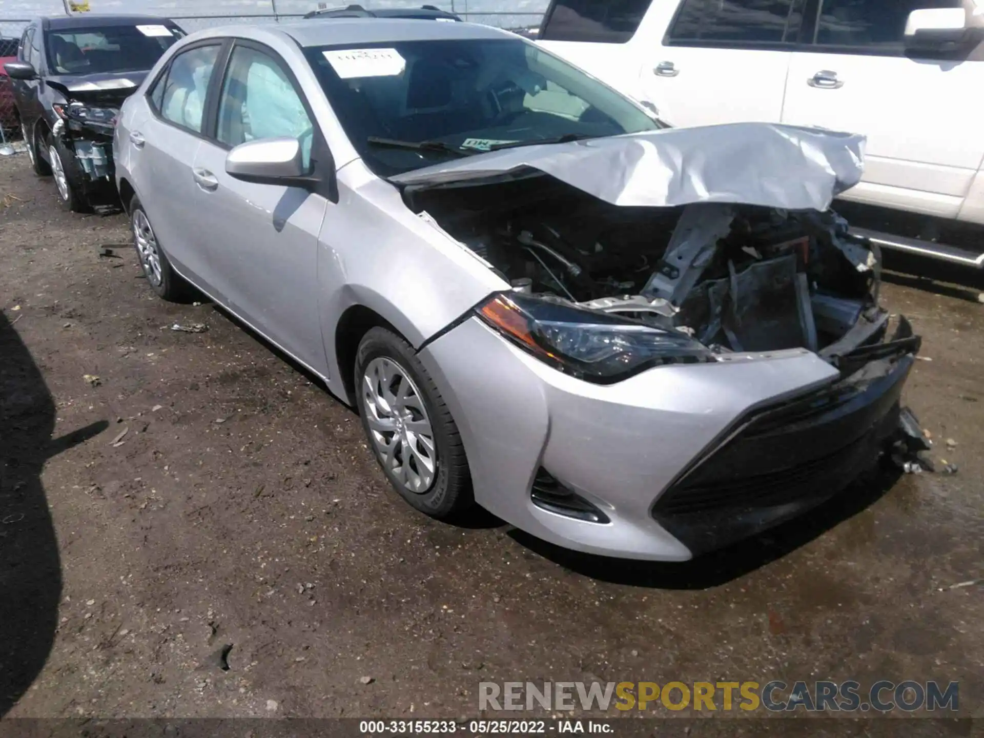 1 Photograph of a damaged car 2T1BURHE7KC138693 TOYOTA COROLLA 2019