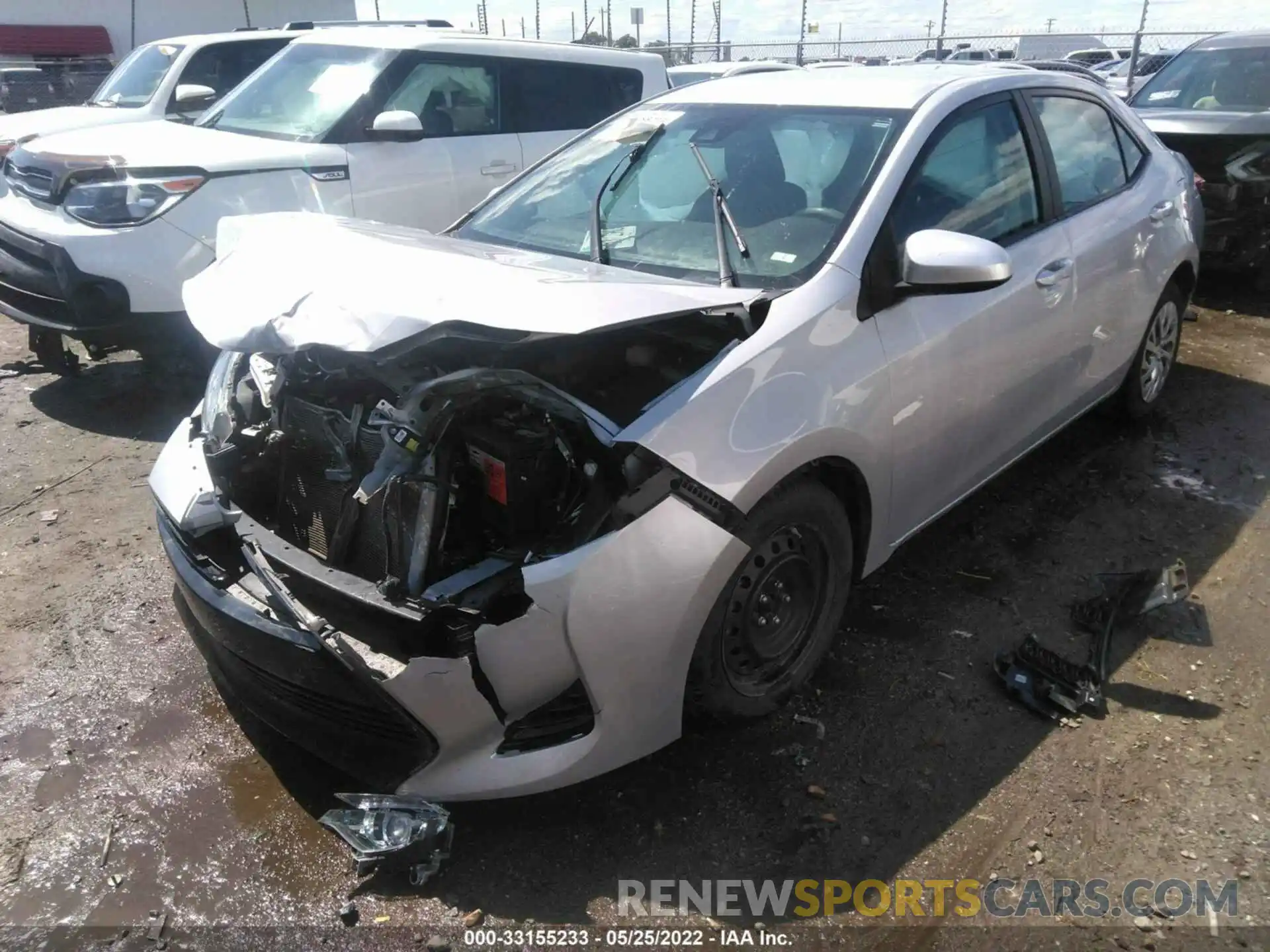 2 Photograph of a damaged car 2T1BURHE7KC138693 TOYOTA COROLLA 2019