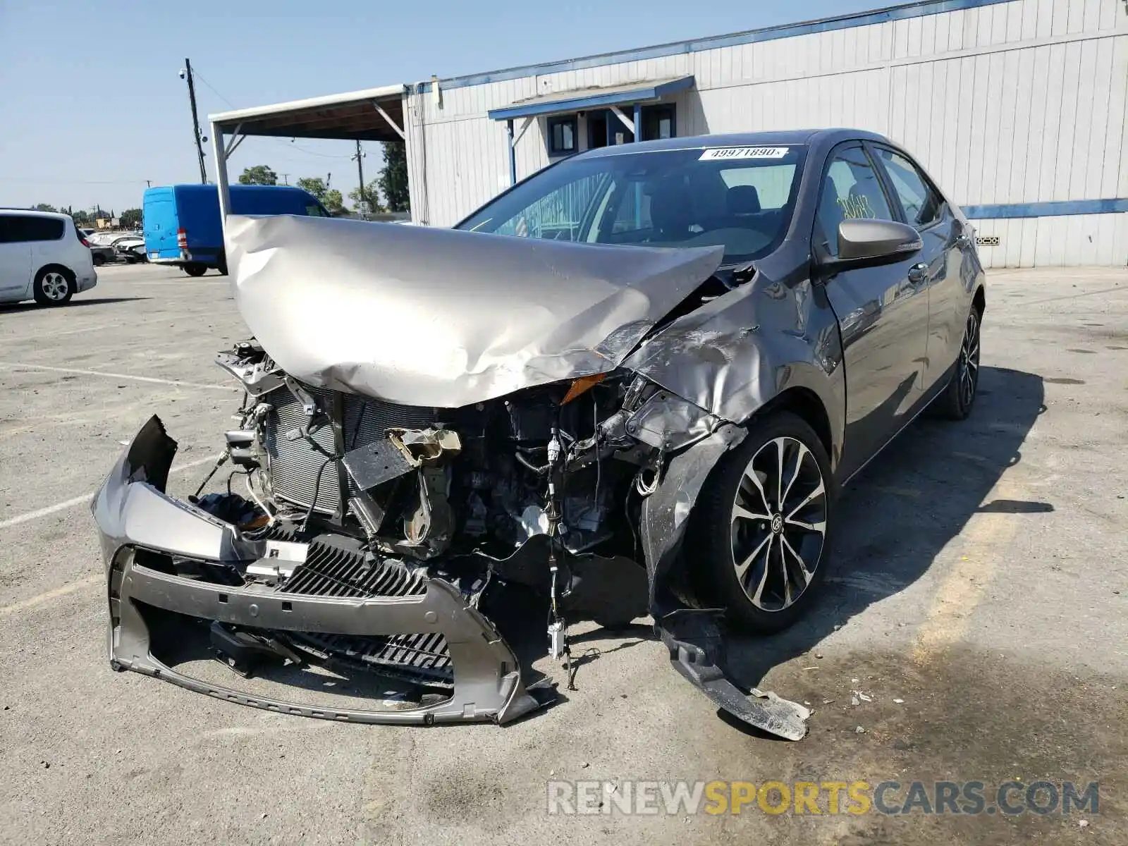 2 Photograph of a damaged car 2T1BURHE7KC139052 TOYOTA COROLLA 2019