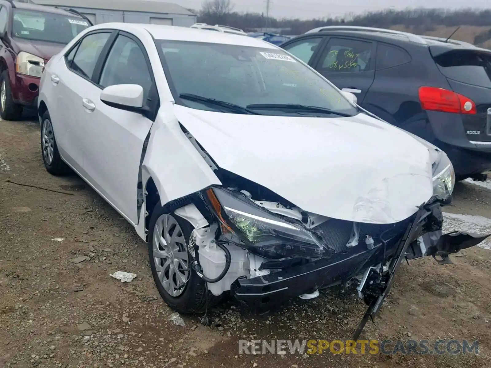 1 Photograph of a damaged car 2T1BURHE7KC139214 TOYOTA COROLLA 2019