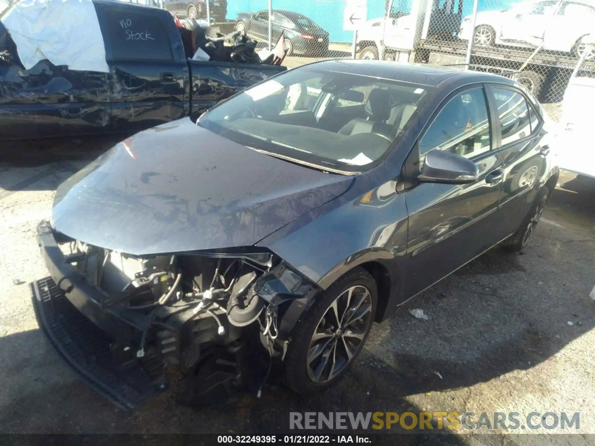 2 Photograph of a damaged car 2T1BURHE7KC139231 TOYOTA COROLLA 2019