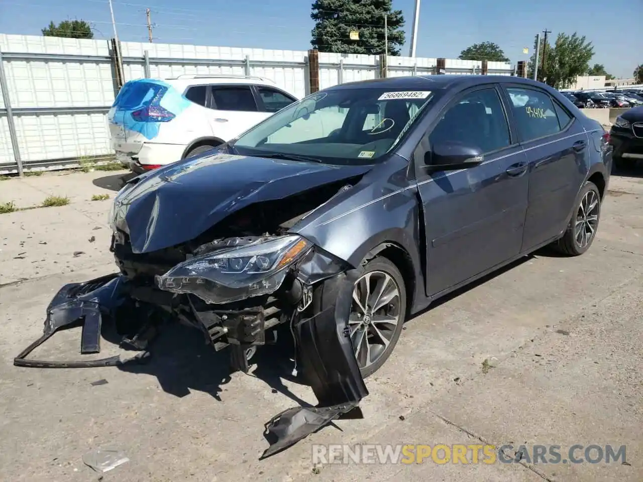 2 Photograph of a damaged car 2T1BURHE7KC139620 TOYOTA COROLLA 2019