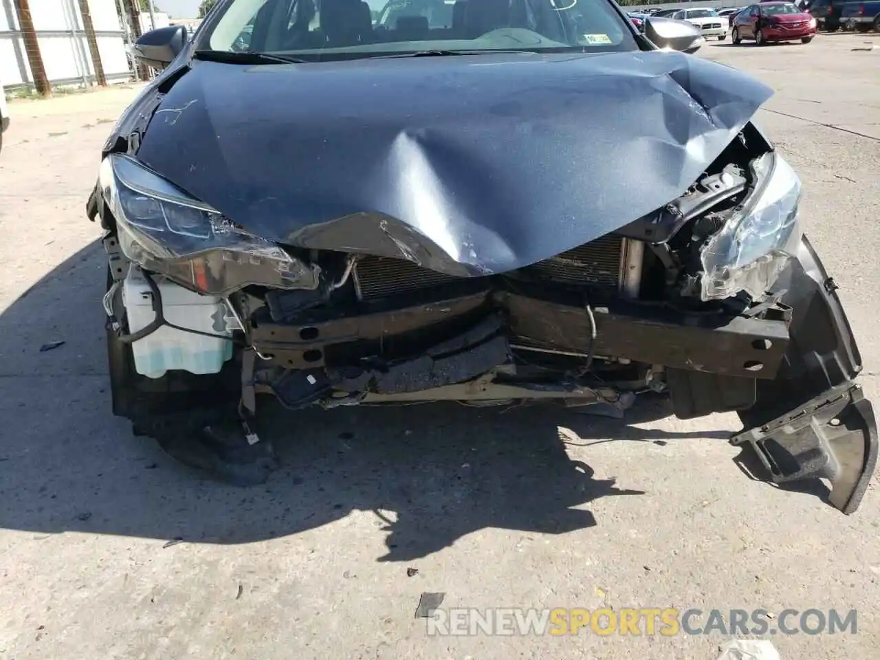 9 Photograph of a damaged car 2T1BURHE7KC139620 TOYOTA COROLLA 2019