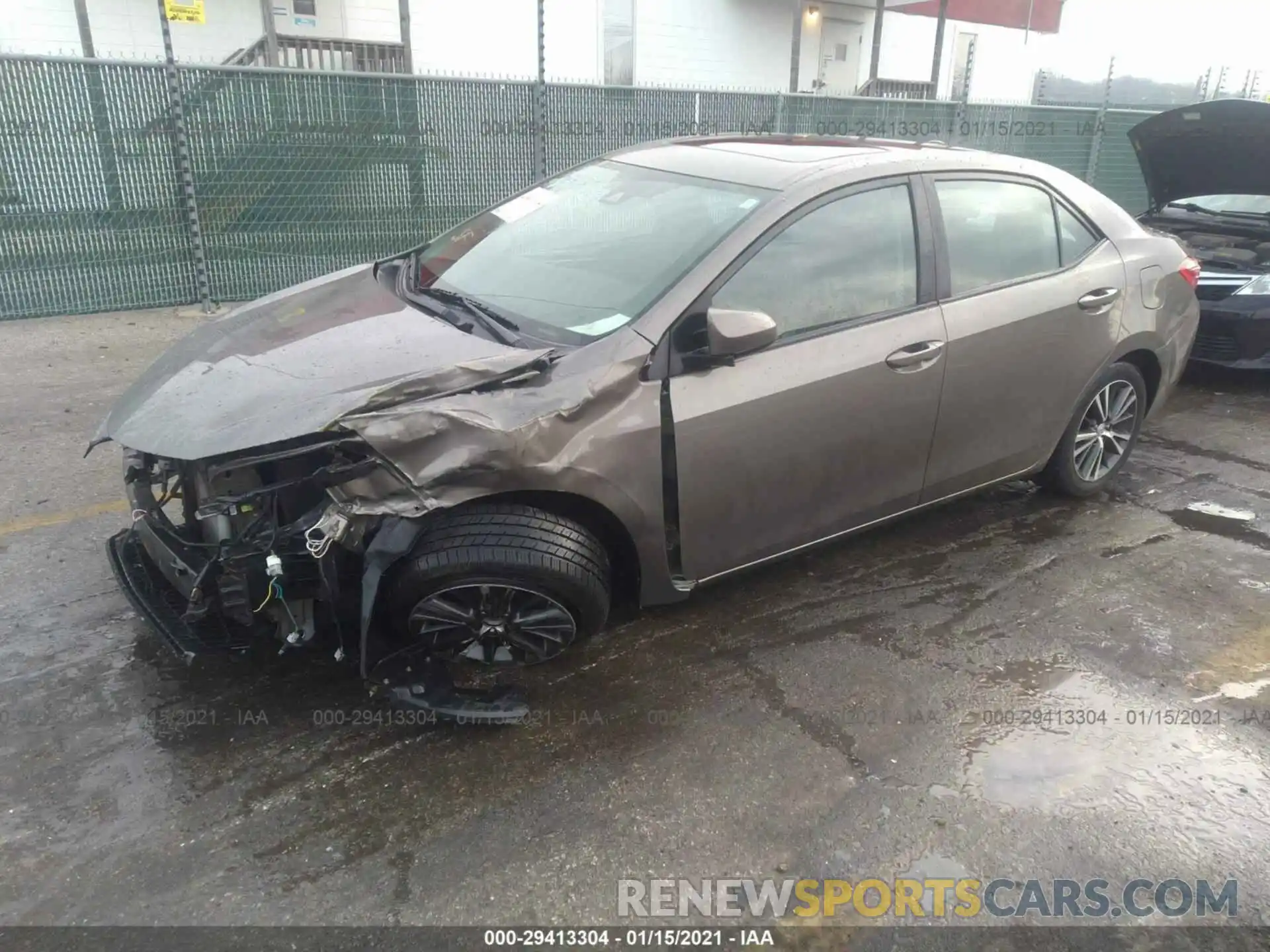 2 Photograph of a damaged car 2T1BURHE7KC139732 TOYOTA COROLLA 2019