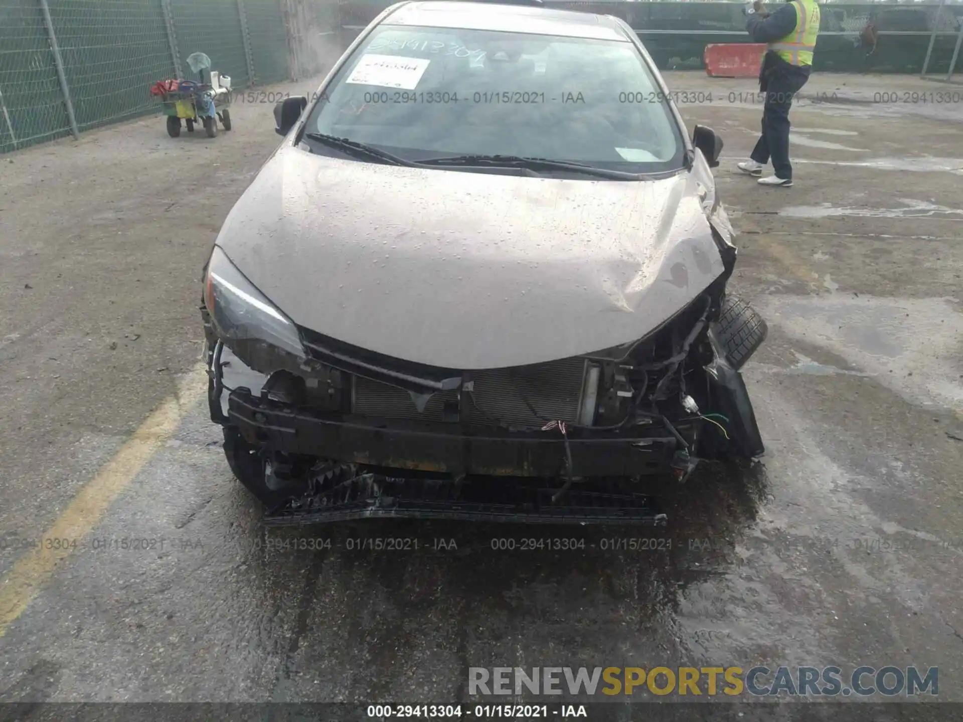 6 Photograph of a damaged car 2T1BURHE7KC139732 TOYOTA COROLLA 2019