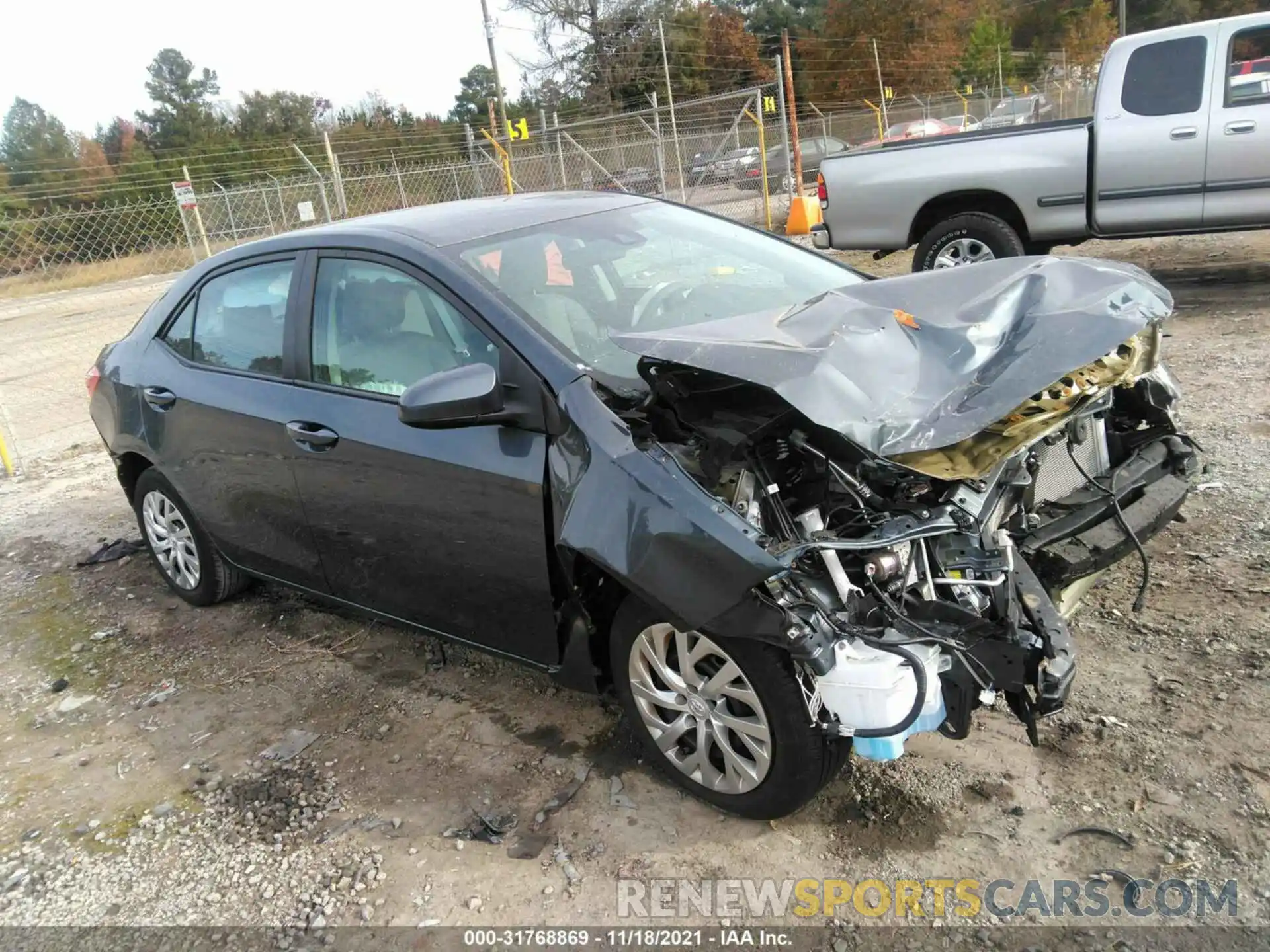 1 Photograph of a damaged car 2T1BURHE7KC139939 TOYOTA COROLLA 2019