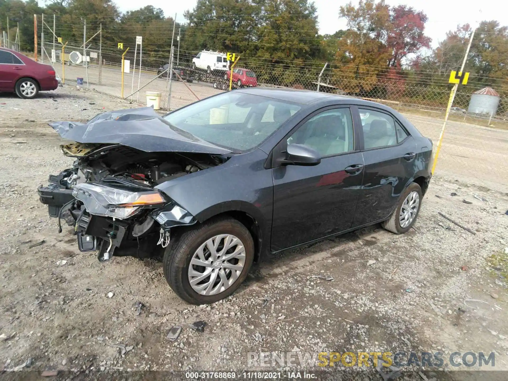 2 Photograph of a damaged car 2T1BURHE7KC139939 TOYOTA COROLLA 2019