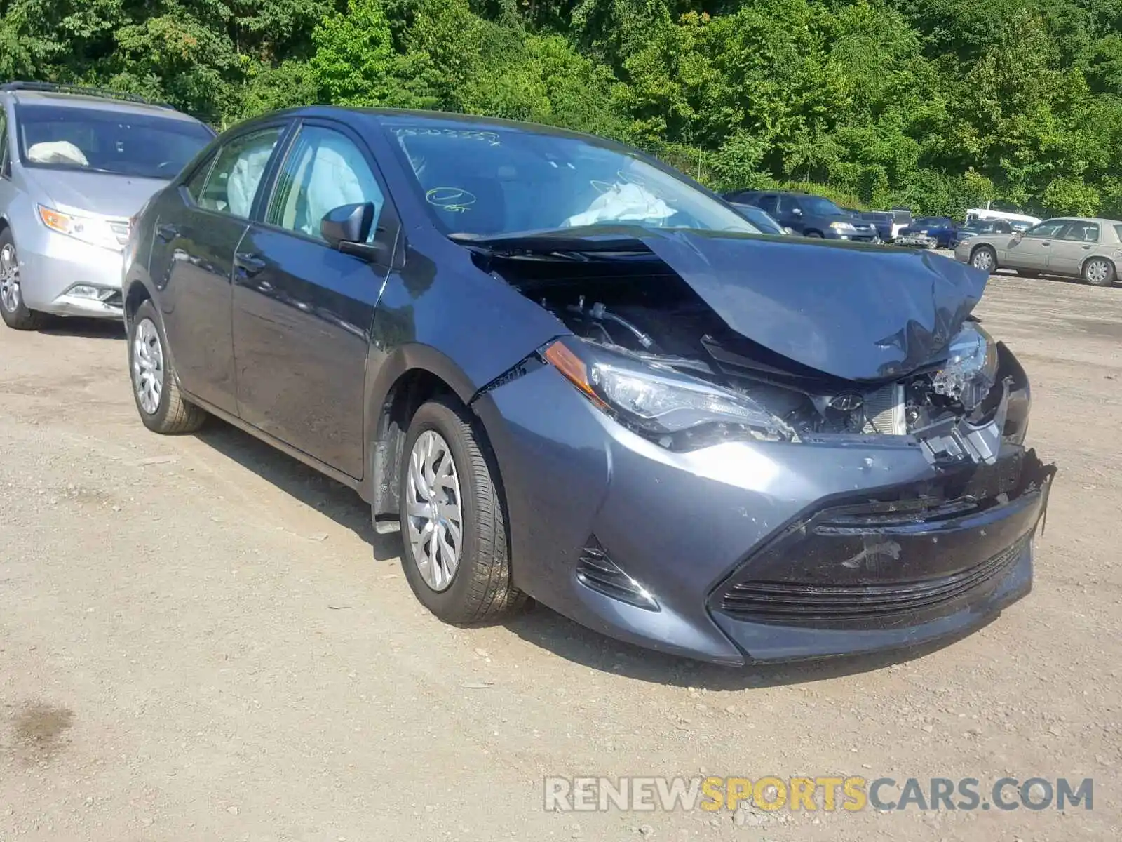 1 Photograph of a damaged car 2T1BURHE7KC140038 TOYOTA COROLLA 2019