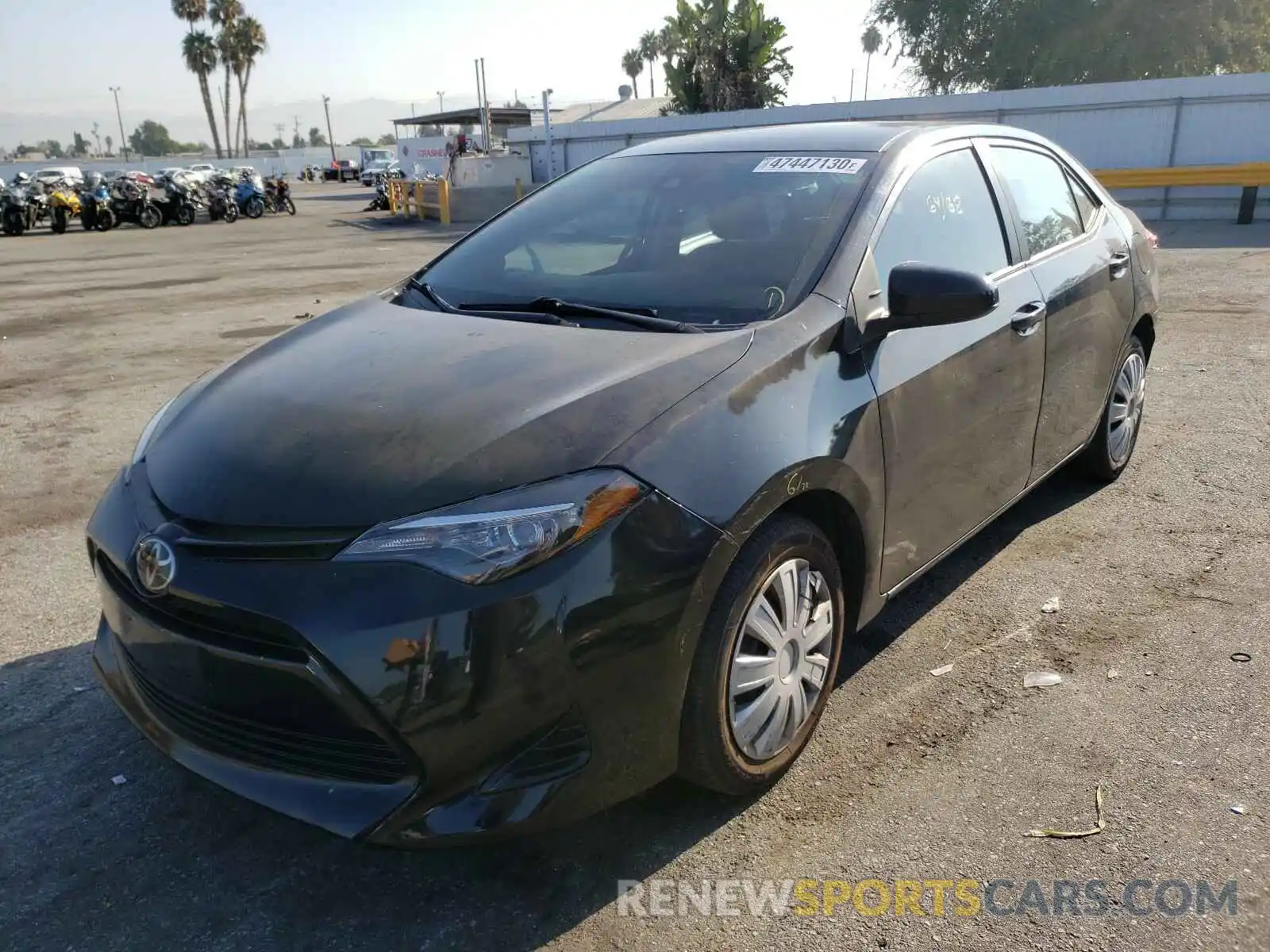 2 Photograph of a damaged car 2T1BURHE7KC140282 TOYOTA COROLLA 2019