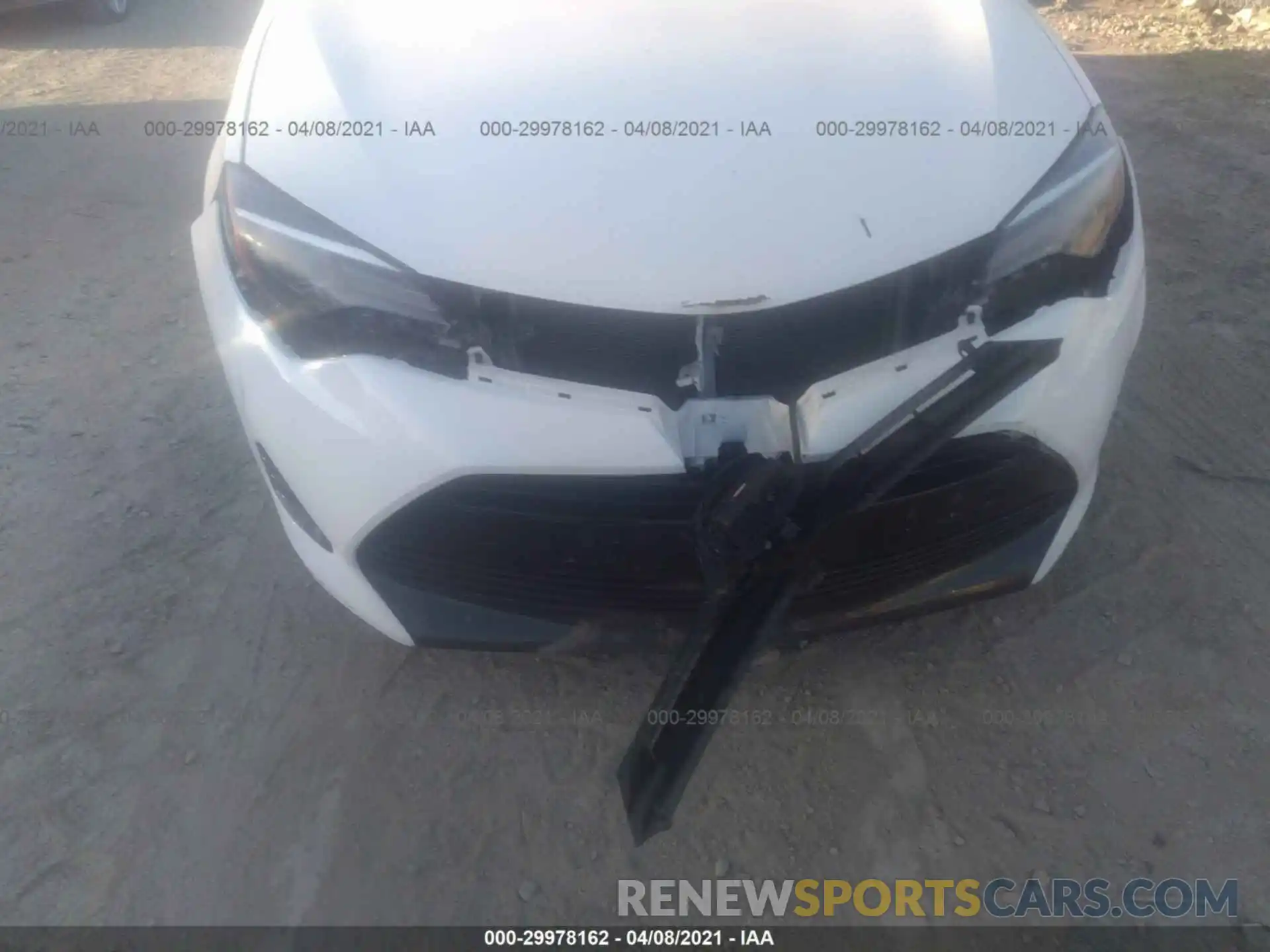 6 Photograph of a damaged car 2T1BURHE7KC140590 TOYOTA COROLLA 2019