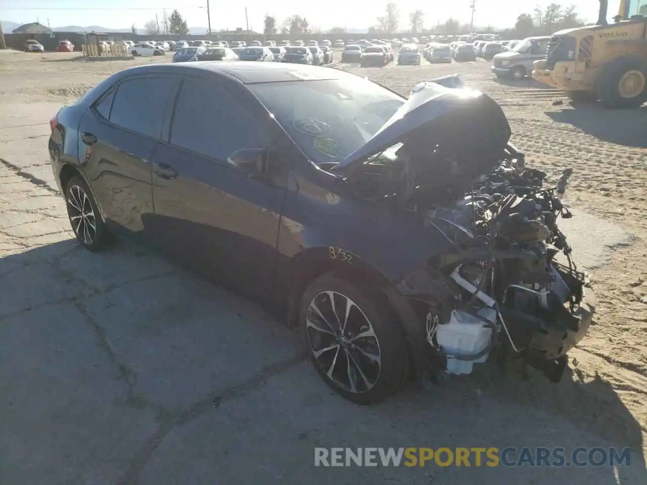 1 Photograph of a damaged car 2T1BURHE7KC140640 TOYOTA COROLLA 2019