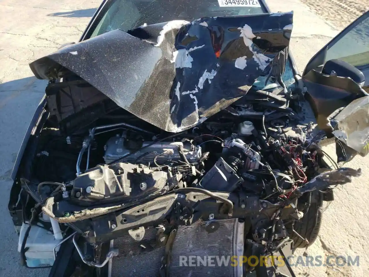 7 Photograph of a damaged car 2T1BURHE7KC140640 TOYOTA COROLLA 2019