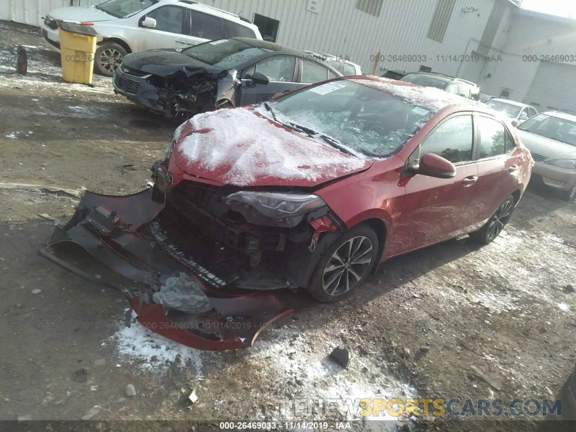 2 Photograph of a damaged car 2T1BURHE7KC140797 TOYOTA COROLLA 2019