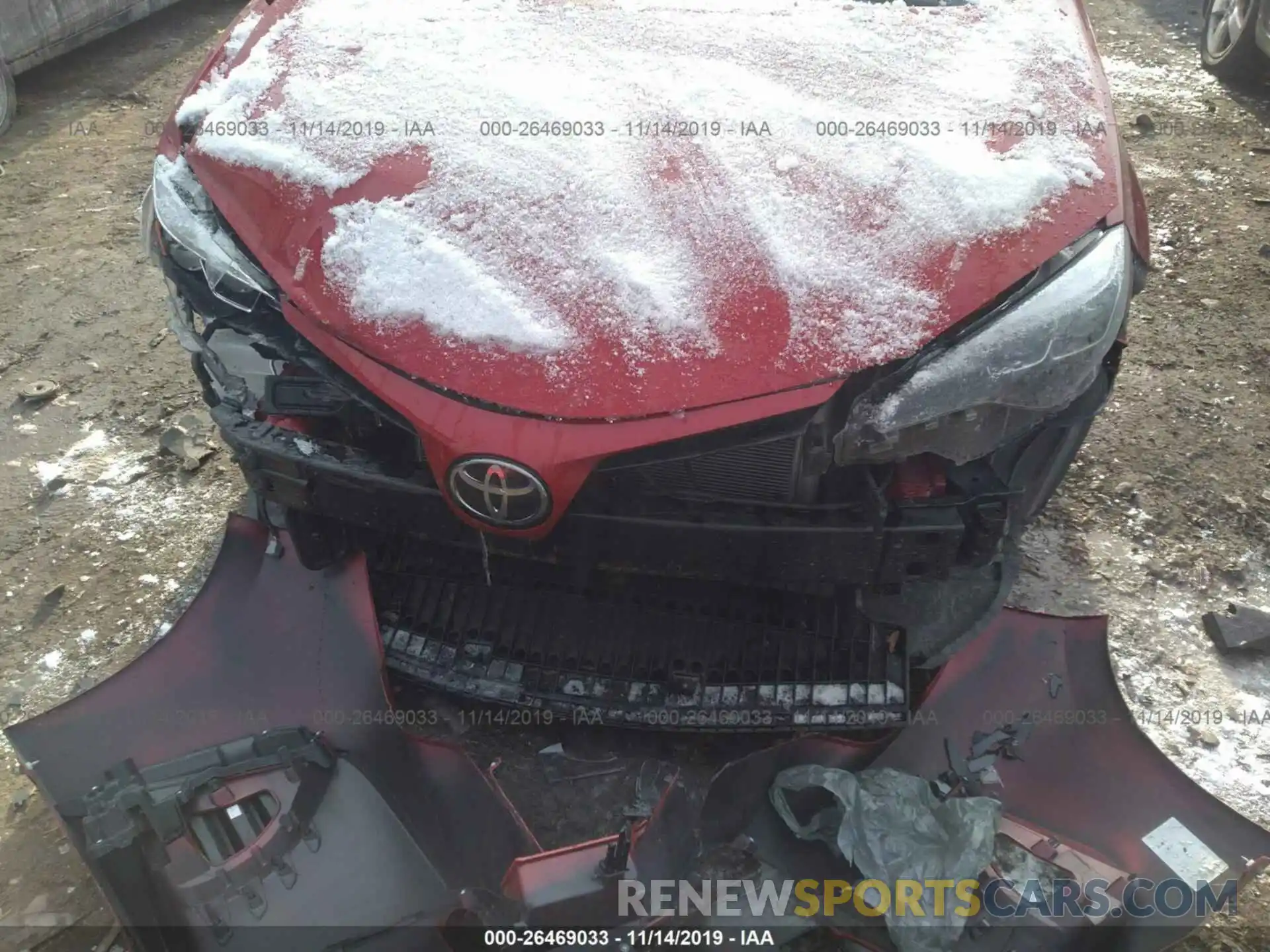 6 Photograph of a damaged car 2T1BURHE7KC140797 TOYOTA COROLLA 2019