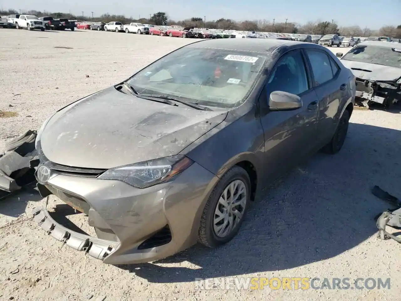 2 Photograph of a damaged car 2T1BURHE7KC140945 TOYOTA COROLLA 2019