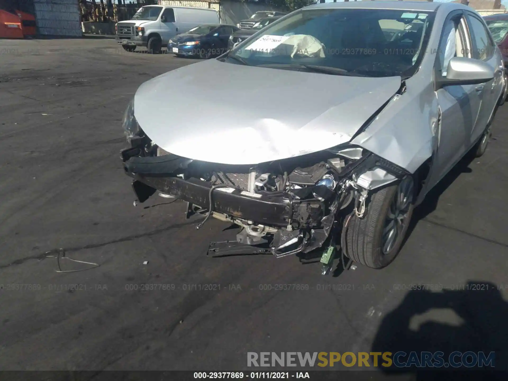 6 Photograph of a damaged car 2T1BURHE7KC141089 TOYOTA COROLLA 2019