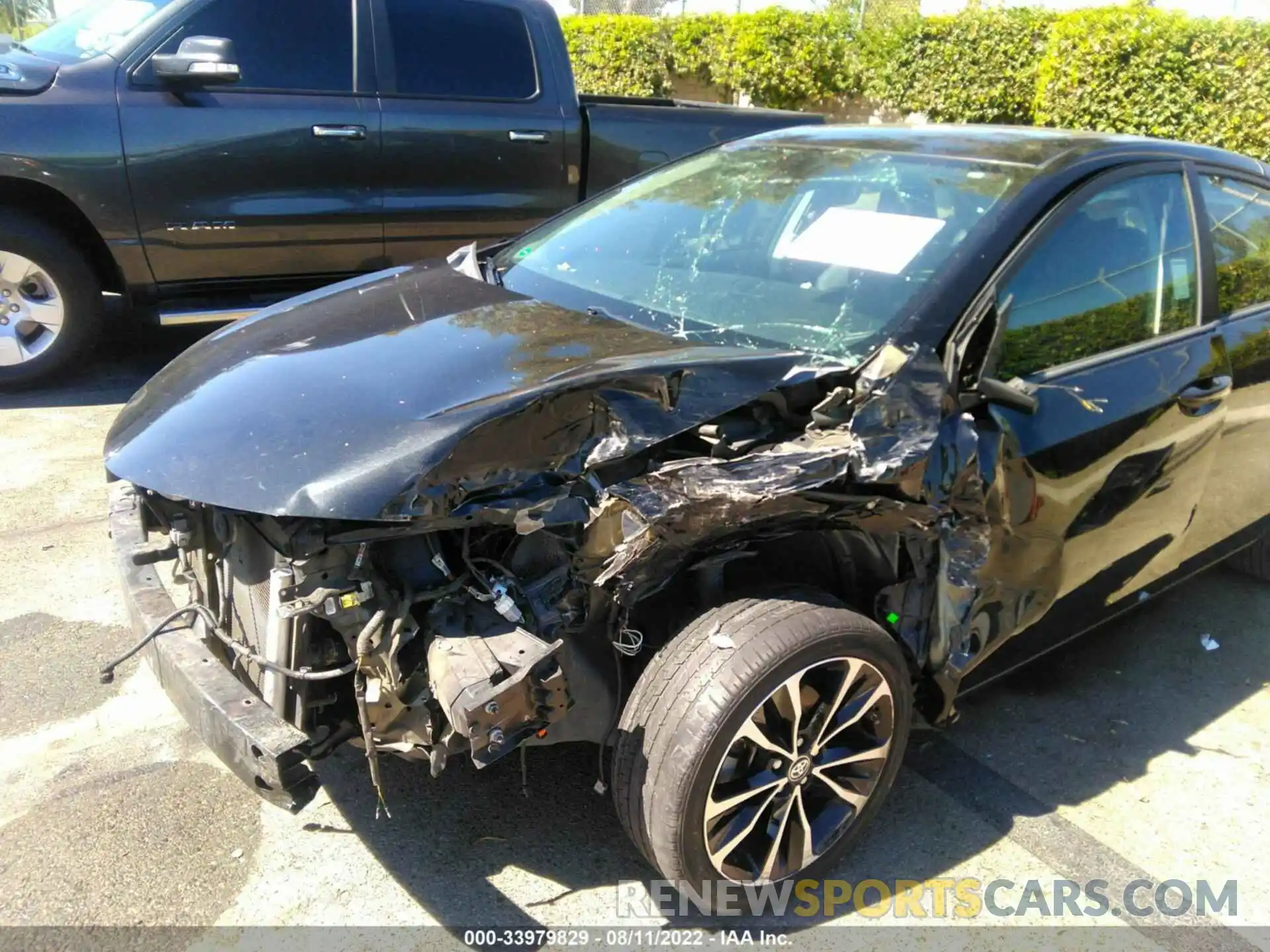 6 Photograph of a damaged car 2T1BURHE7KC141707 TOYOTA COROLLA 2019