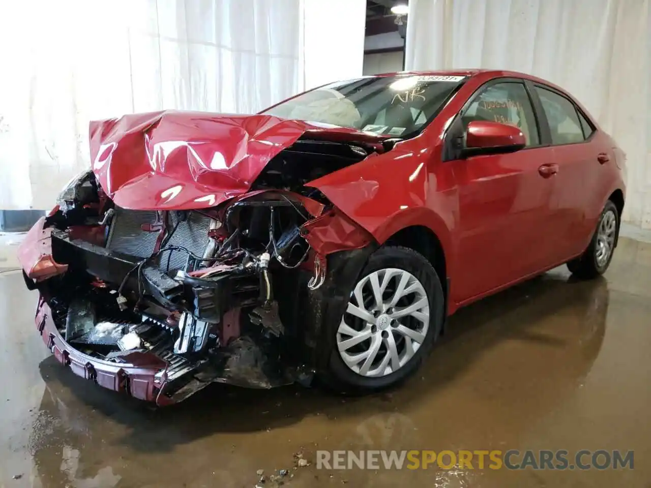 2 Photograph of a damaged car 2T1BURHE7KC142422 TOYOTA COROLLA 2019