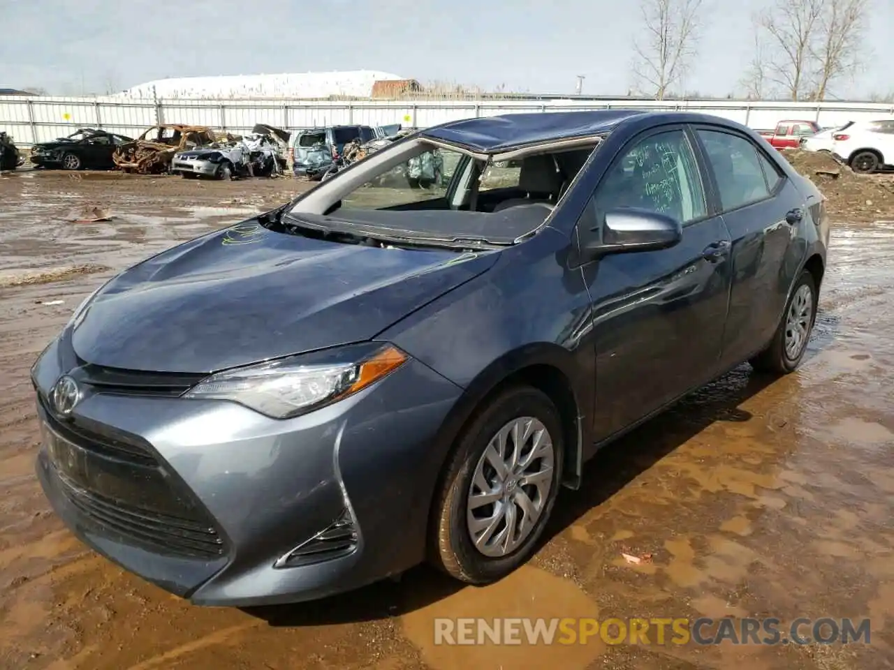 2 Photograph of a damaged car 2T1BURHE7KC142579 TOYOTA COROLLA 2019