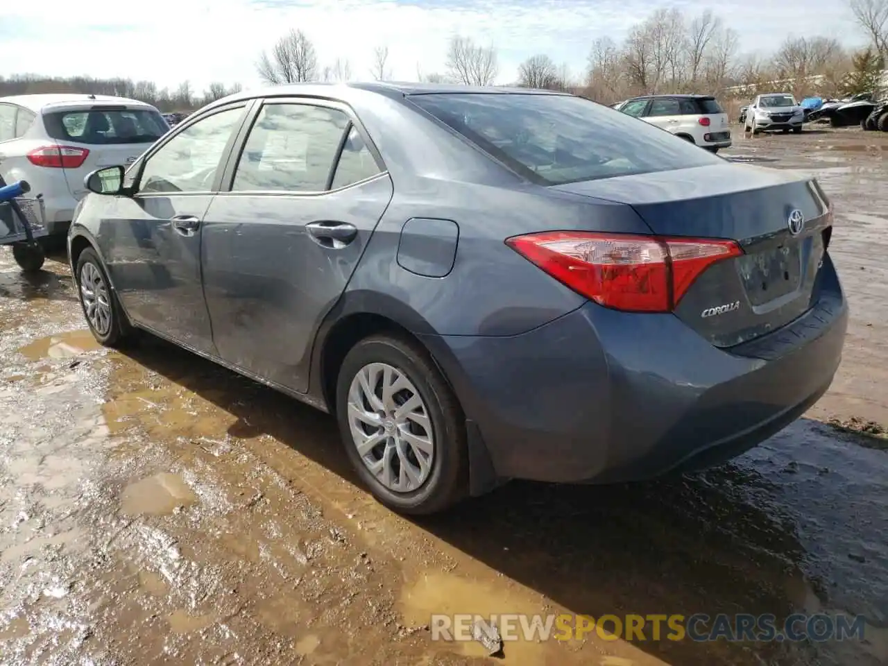 3 Photograph of a damaged car 2T1BURHE7KC142579 TOYOTA COROLLA 2019