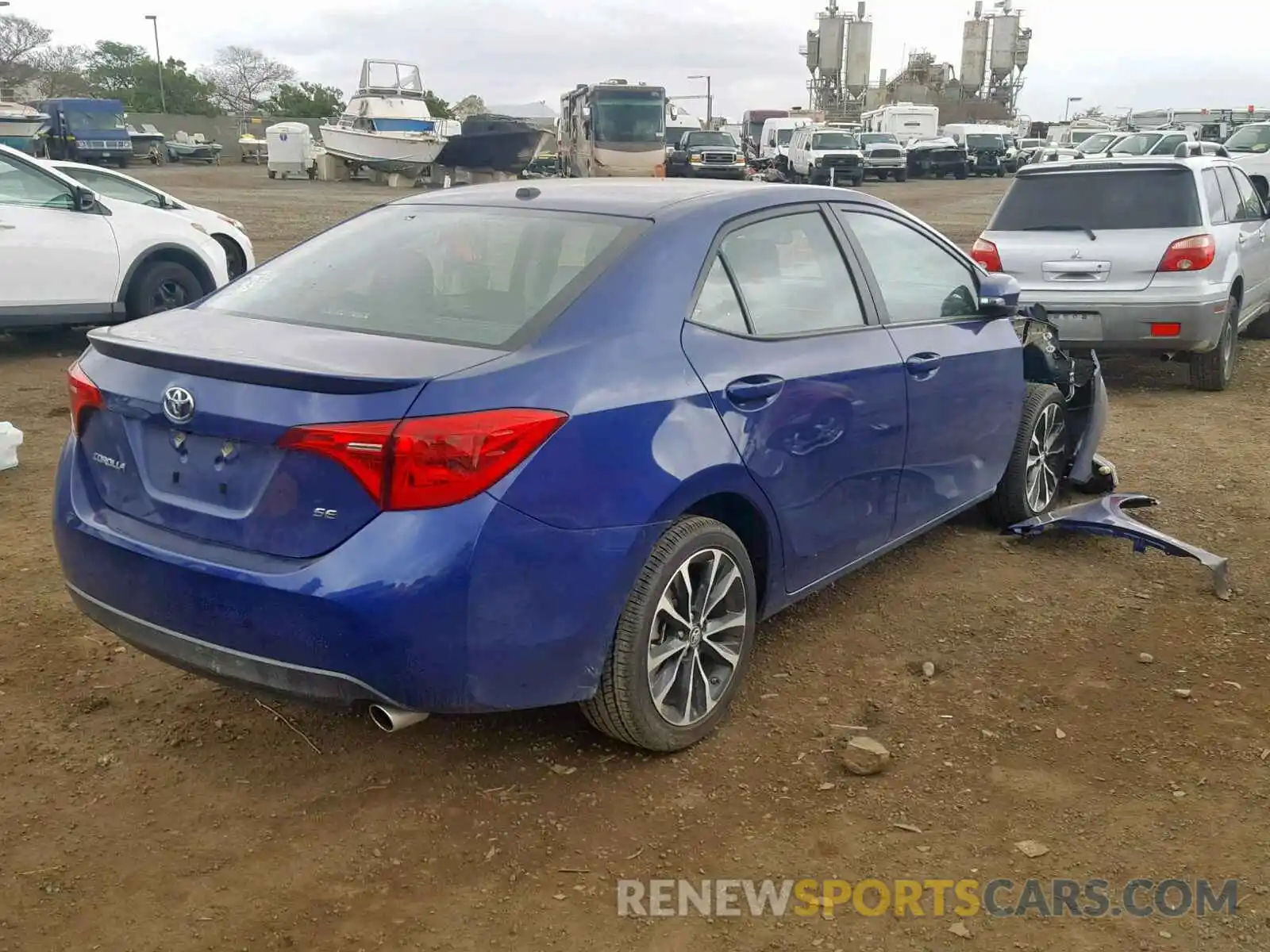 4 Photograph of a damaged car 2T1BURHE7KC142663 TOYOTA COROLLA 2019