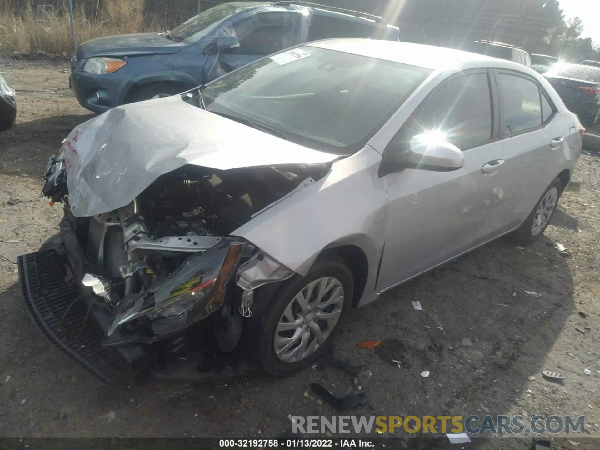 2 Photograph of a damaged car 2T1BURHE7KC142842 TOYOTA COROLLA 2019