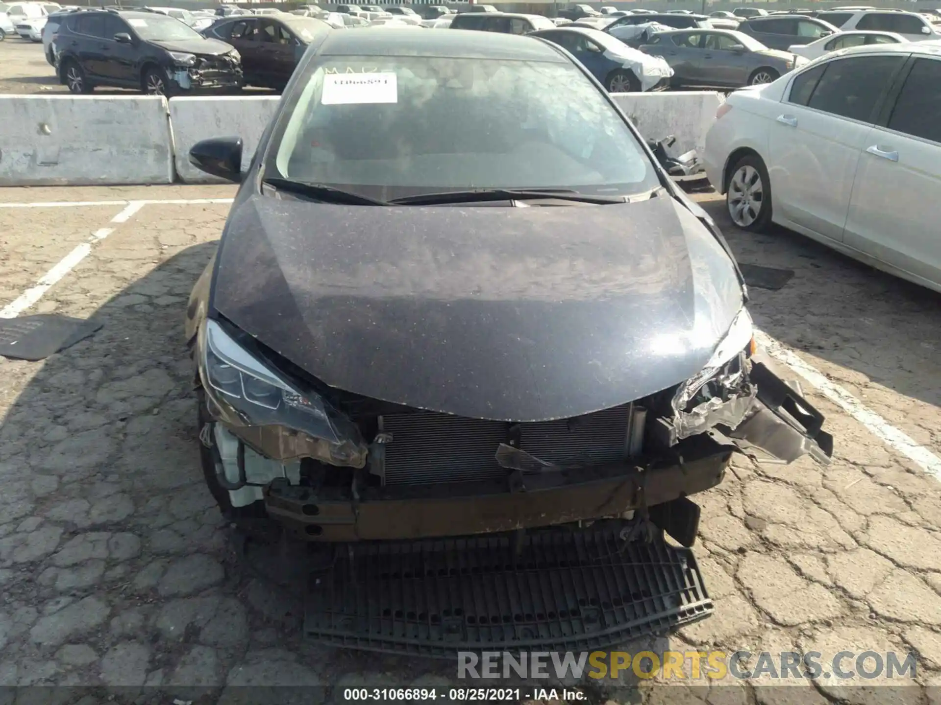 6 Photograph of a damaged car 2T1BURHE7KC143473 TOYOTA COROLLA 2019