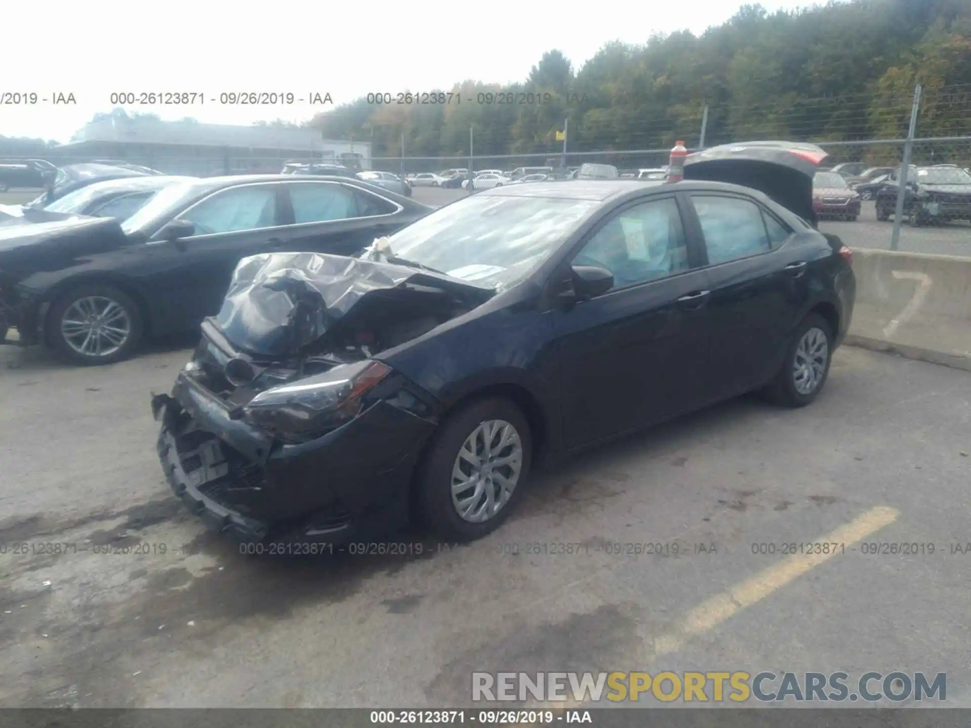 2 Photograph of a damaged car 2T1BURHE7KC143540 TOYOTA COROLLA 2019