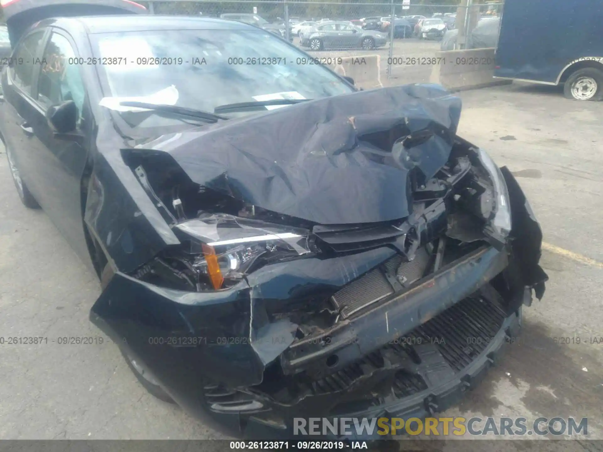 6 Photograph of a damaged car 2T1BURHE7KC143540 TOYOTA COROLLA 2019