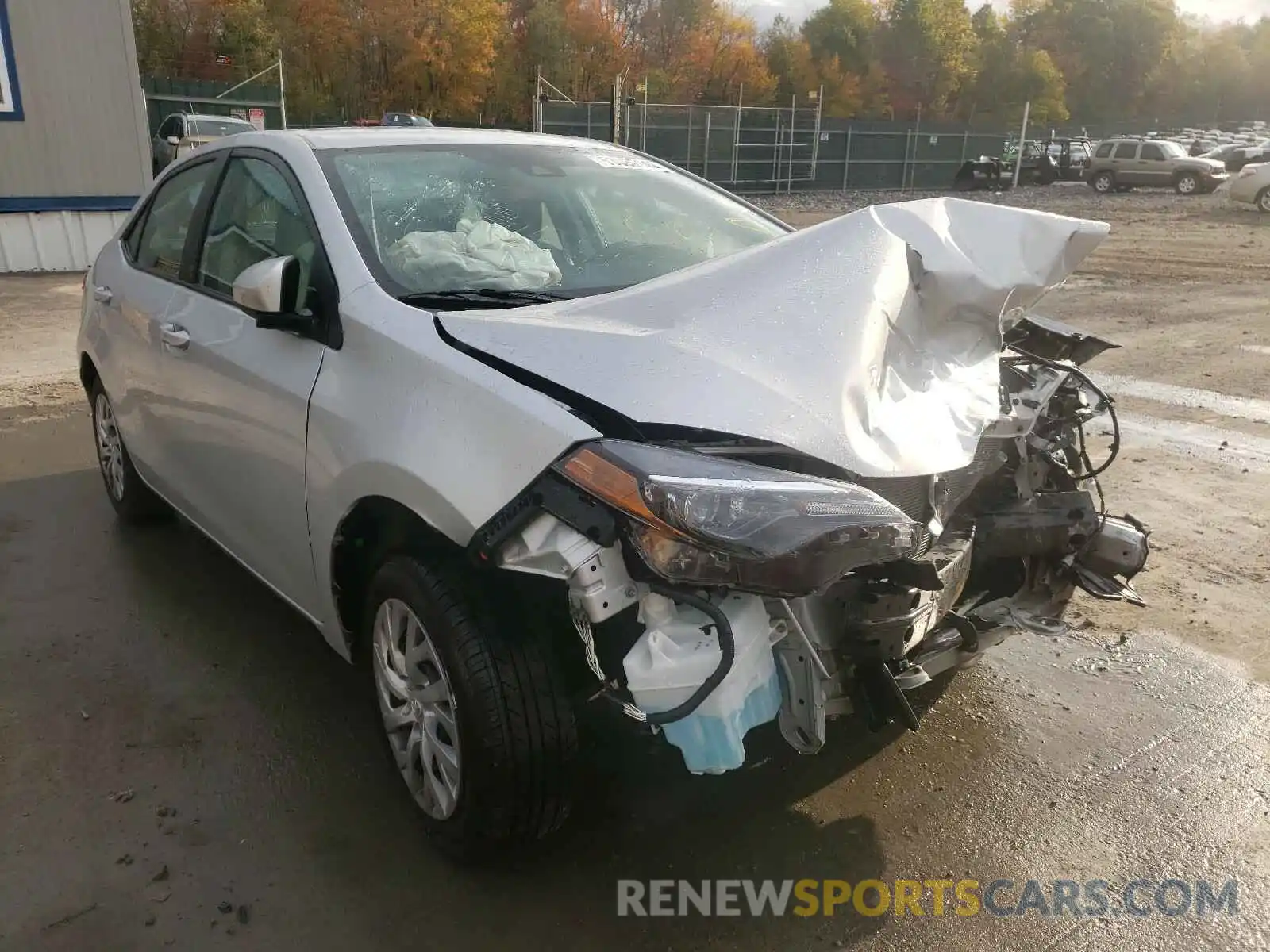 1 Фотография поврежденного автомобиля 2T1BURHE7KC146583 TOYOTA COROLLA 2019