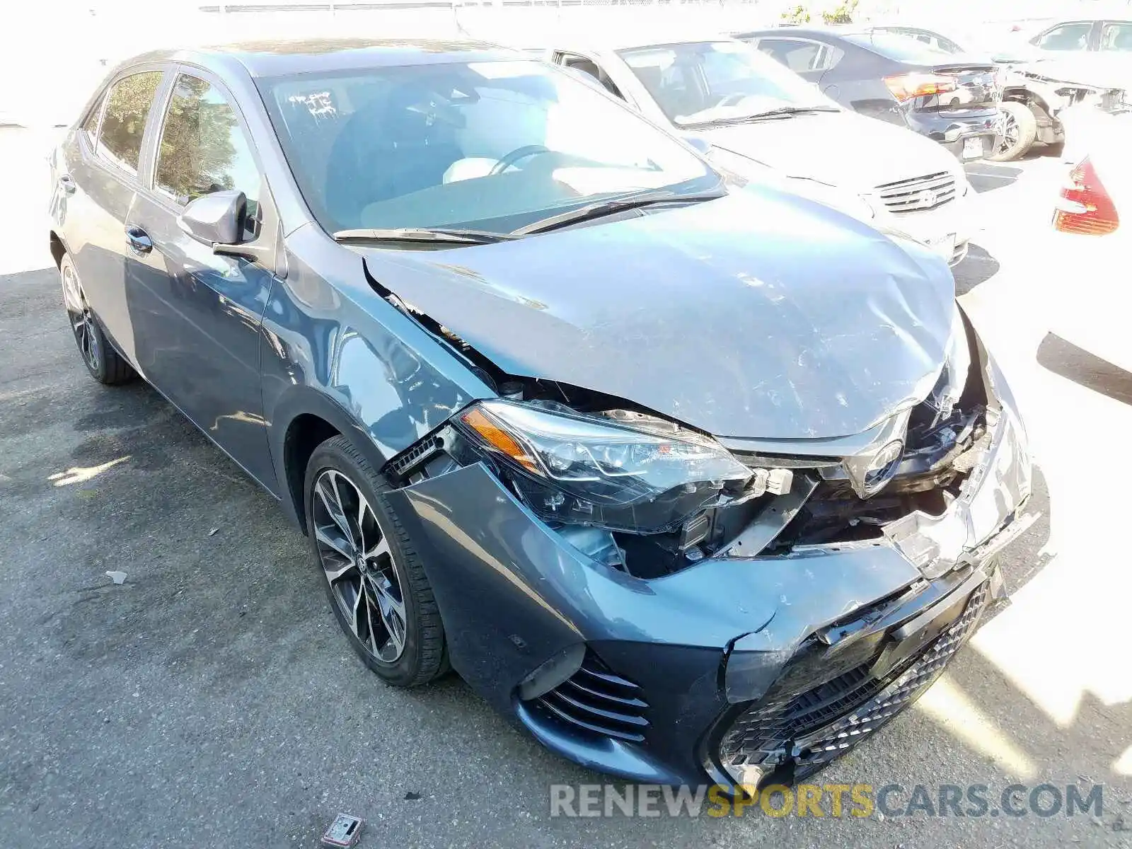 1 Photograph of a damaged car 2T1BURHE7KC146874 TOYOTA COROLLA 2019