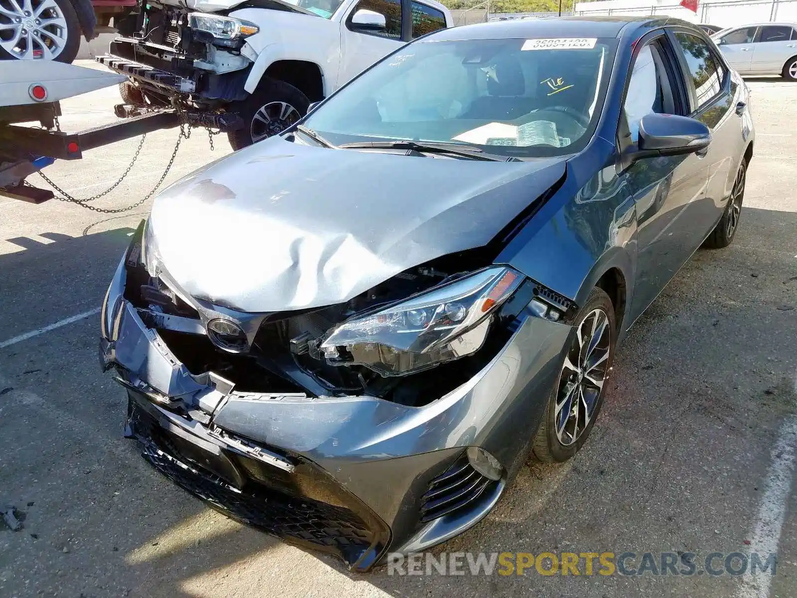 2 Photograph of a damaged car 2T1BURHE7KC146874 TOYOTA COROLLA 2019