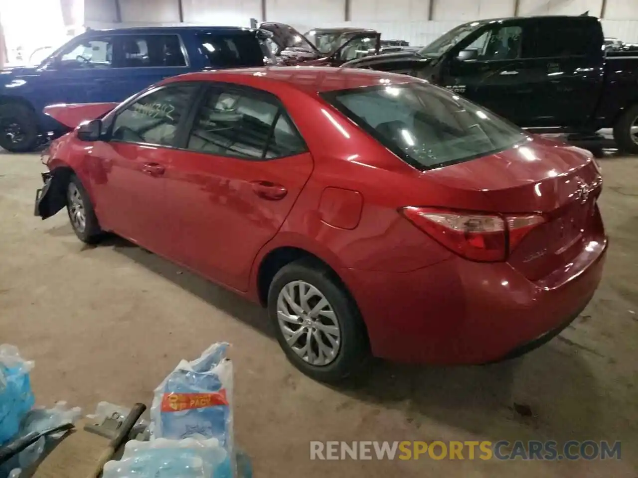 3 Photograph of a damaged car 2T1BURHE7KC147684 TOYOTA COROLLA 2019