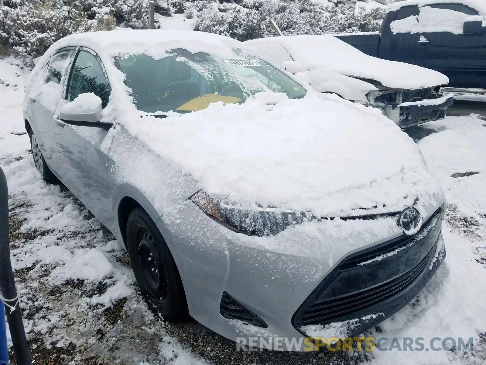 1 Photograph of a damaged car 2T1BURHE7KC147782 TOYOTA COROLLA 2019