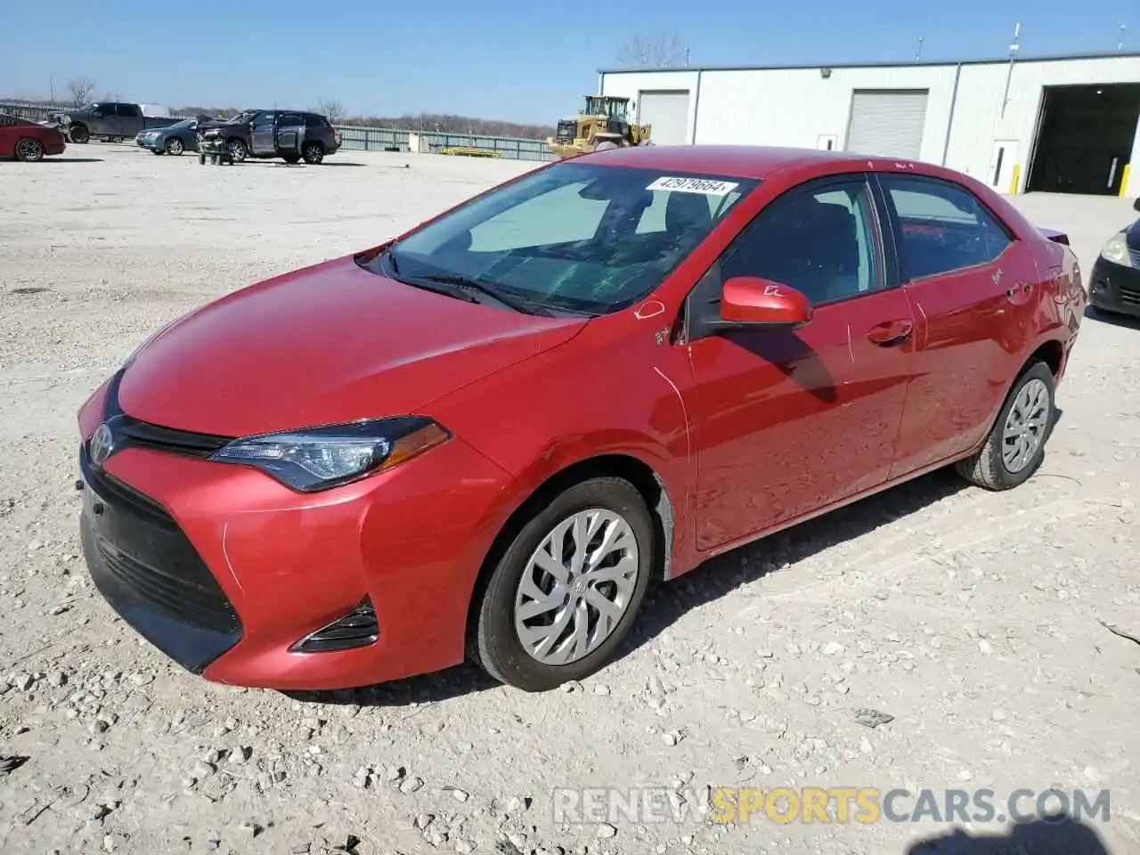 1 Photograph of a damaged car 2T1BURHE7KC147930 TOYOTA COROLLA 2019