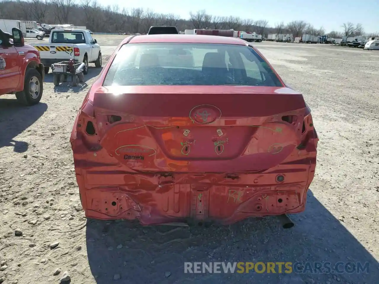 6 Photograph of a damaged car 2T1BURHE7KC147930 TOYOTA COROLLA 2019