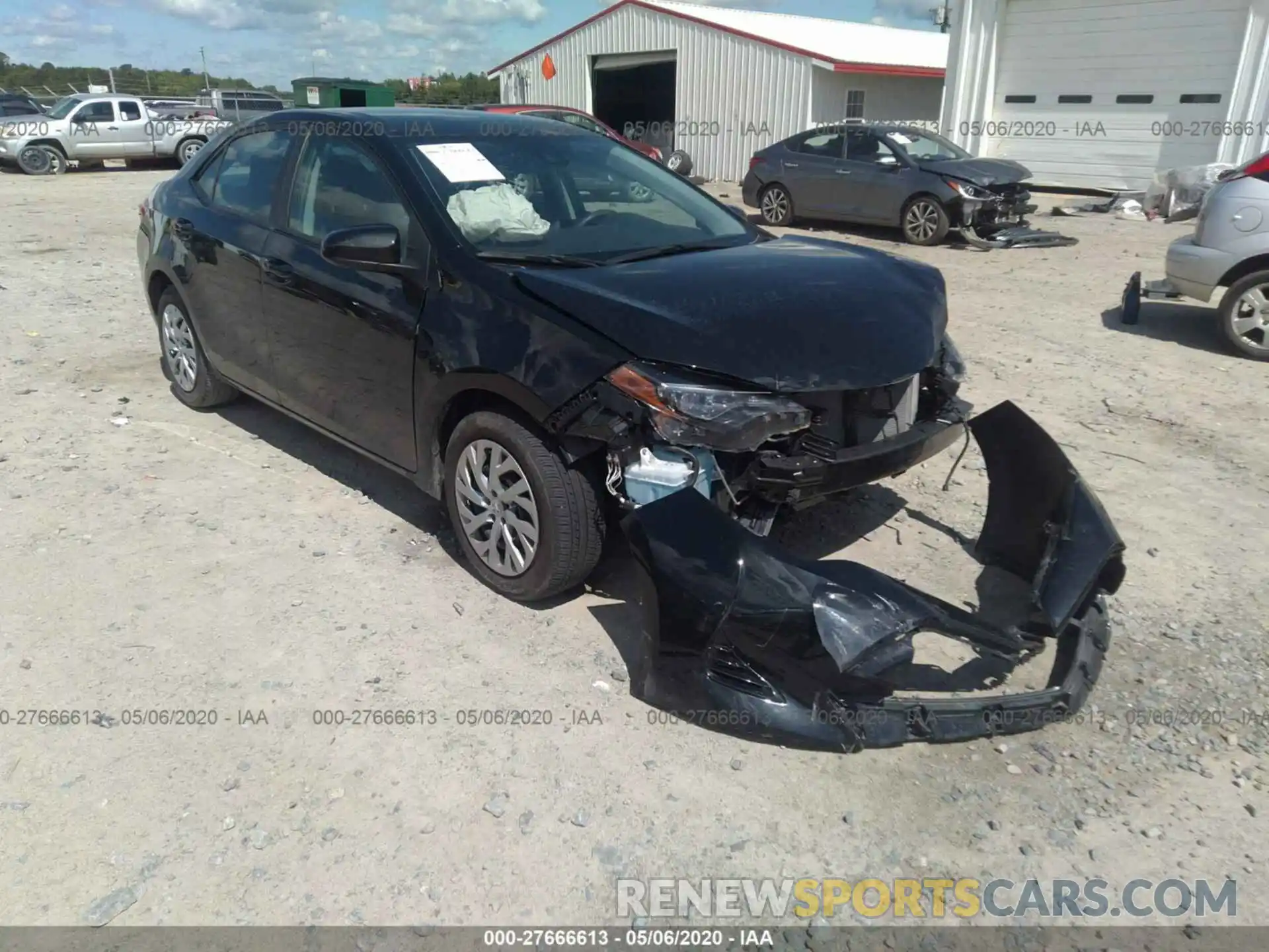 1 Photograph of a damaged car 2T1BURHE7KC148267 TOYOTA COROLLA 2019