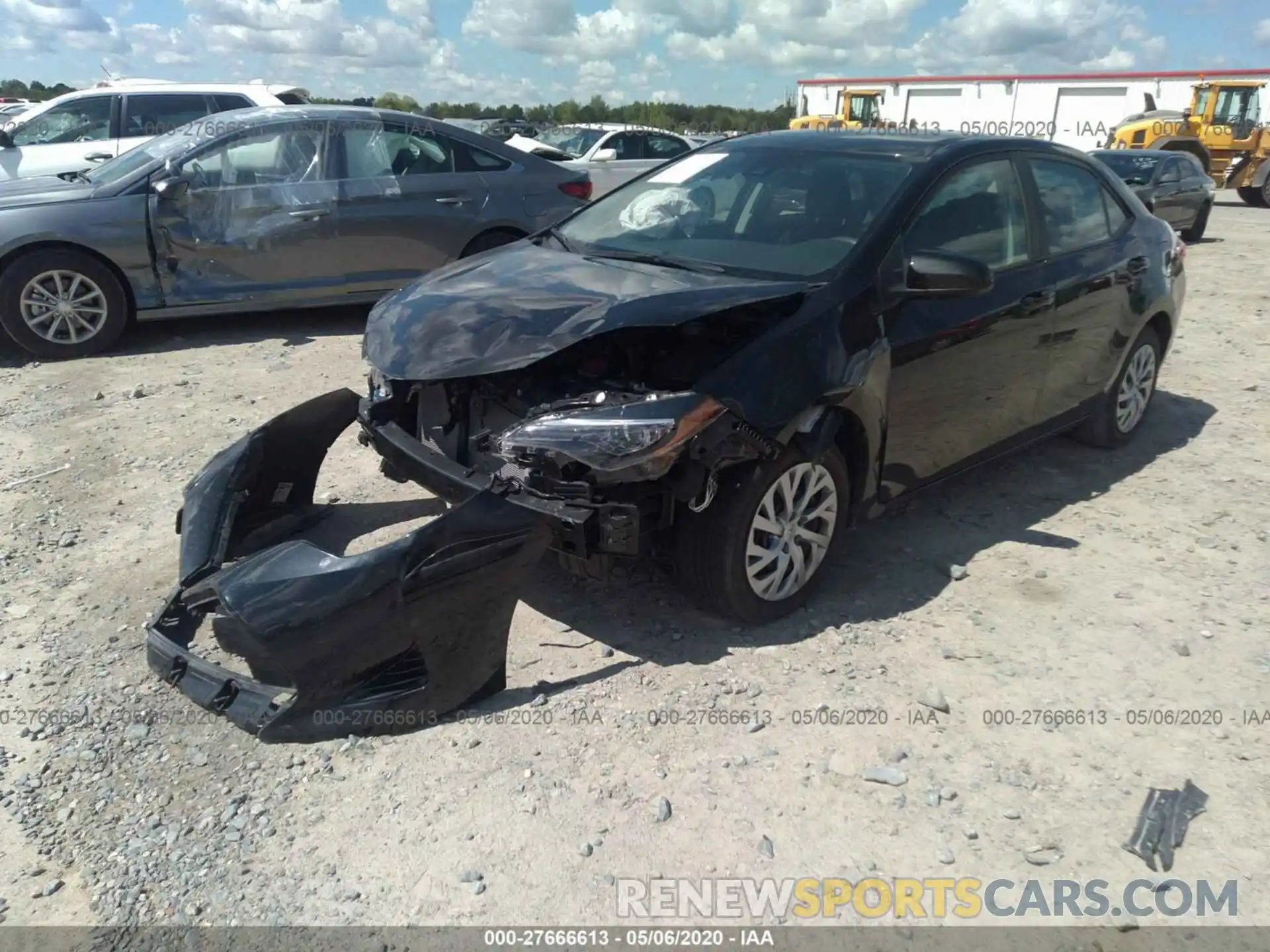 2 Photograph of a damaged car 2T1BURHE7KC148267 TOYOTA COROLLA 2019