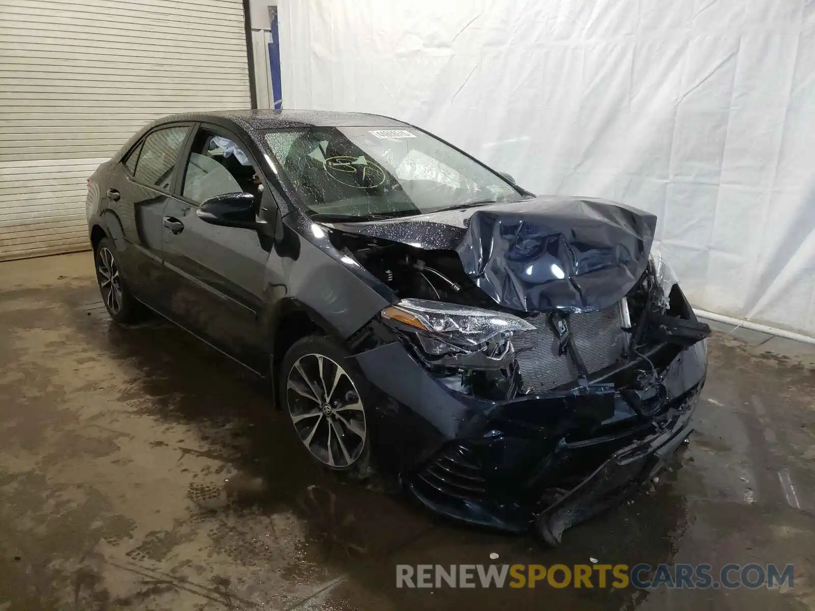 1 Photograph of a damaged car 2T1BURHE7KC148334 TOYOTA COROLLA 2019