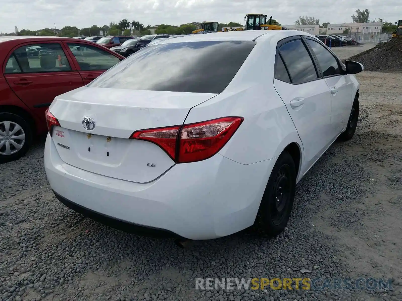 4 Photograph of a damaged car 2T1BURHE7KC148351 TOYOTA COROLLA 2019