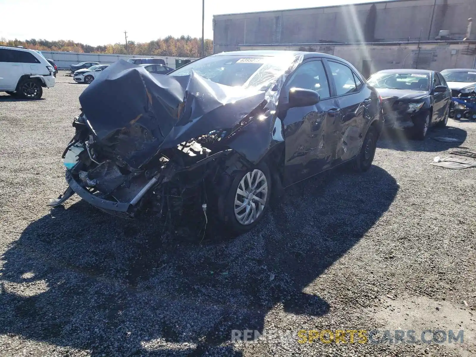 2 Photograph of a damaged car 2T1BURHE7KC148446 TOYOTA COROLLA 2019