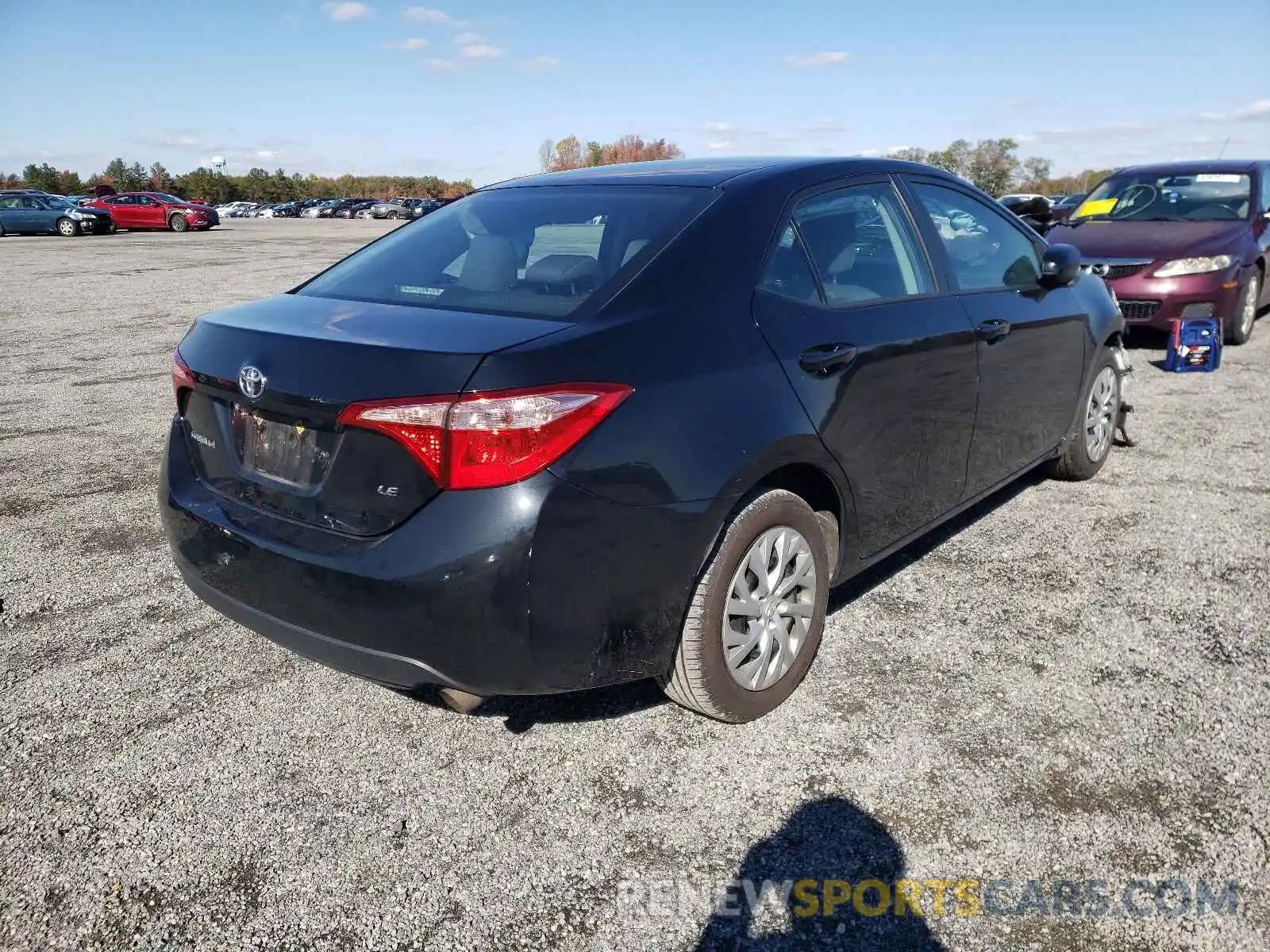 4 Photograph of a damaged car 2T1BURHE7KC148446 TOYOTA COROLLA 2019