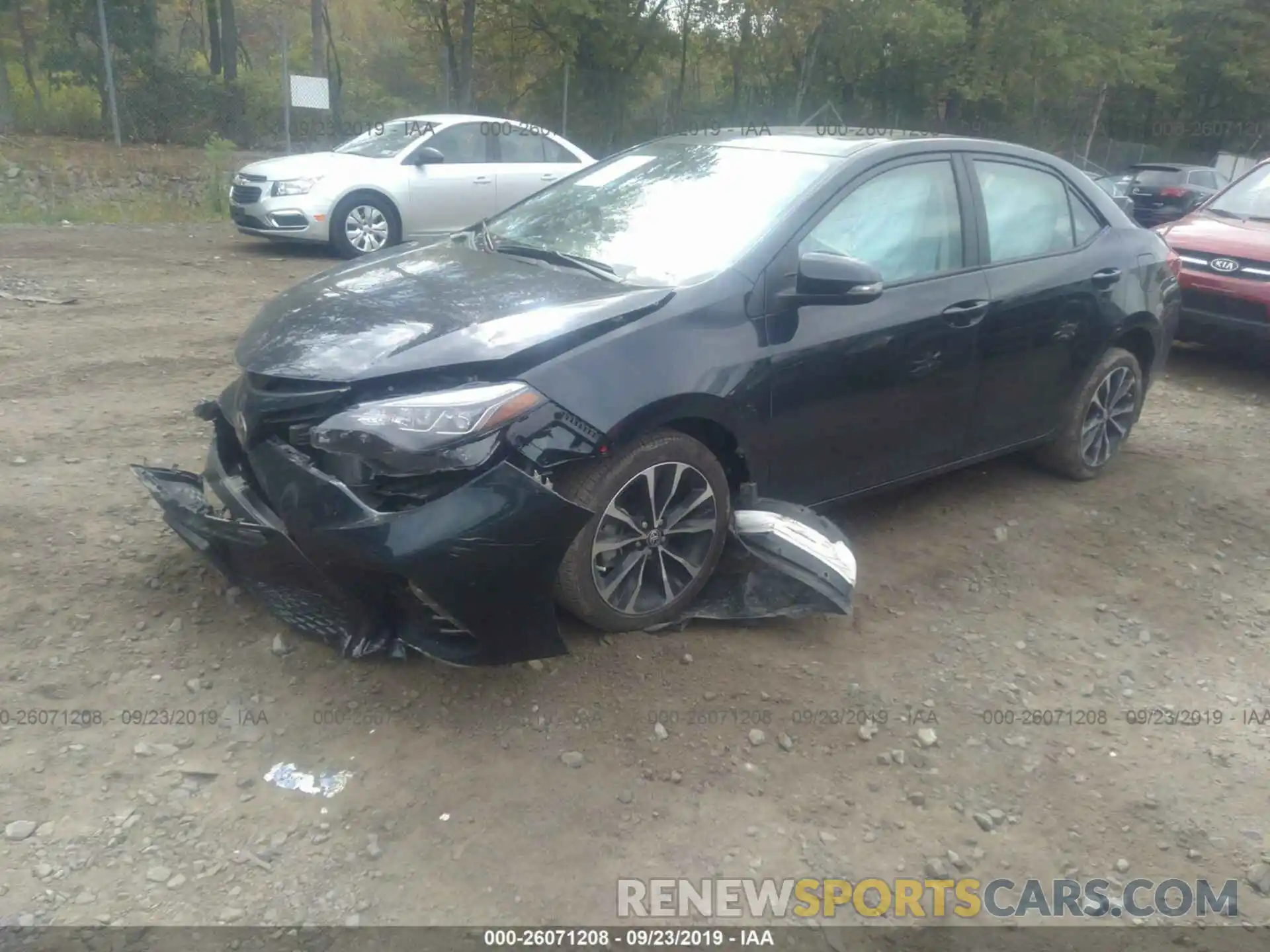 2 Photograph of a damaged car 2T1BURHE7KC148480 TOYOTA COROLLA 2019