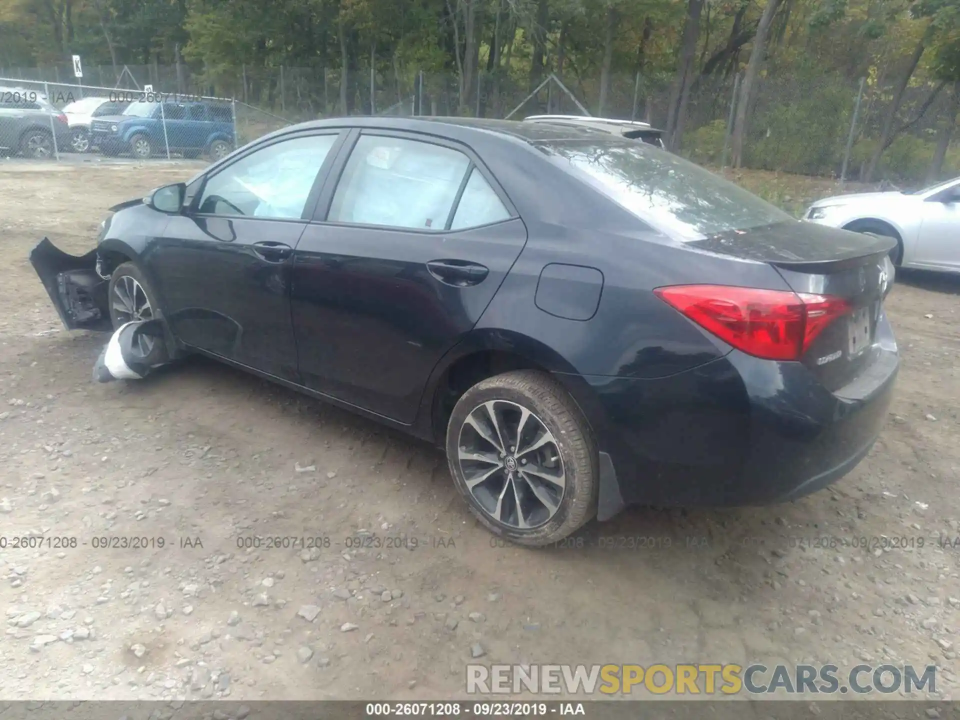 3 Photograph of a damaged car 2T1BURHE7KC148480 TOYOTA COROLLA 2019