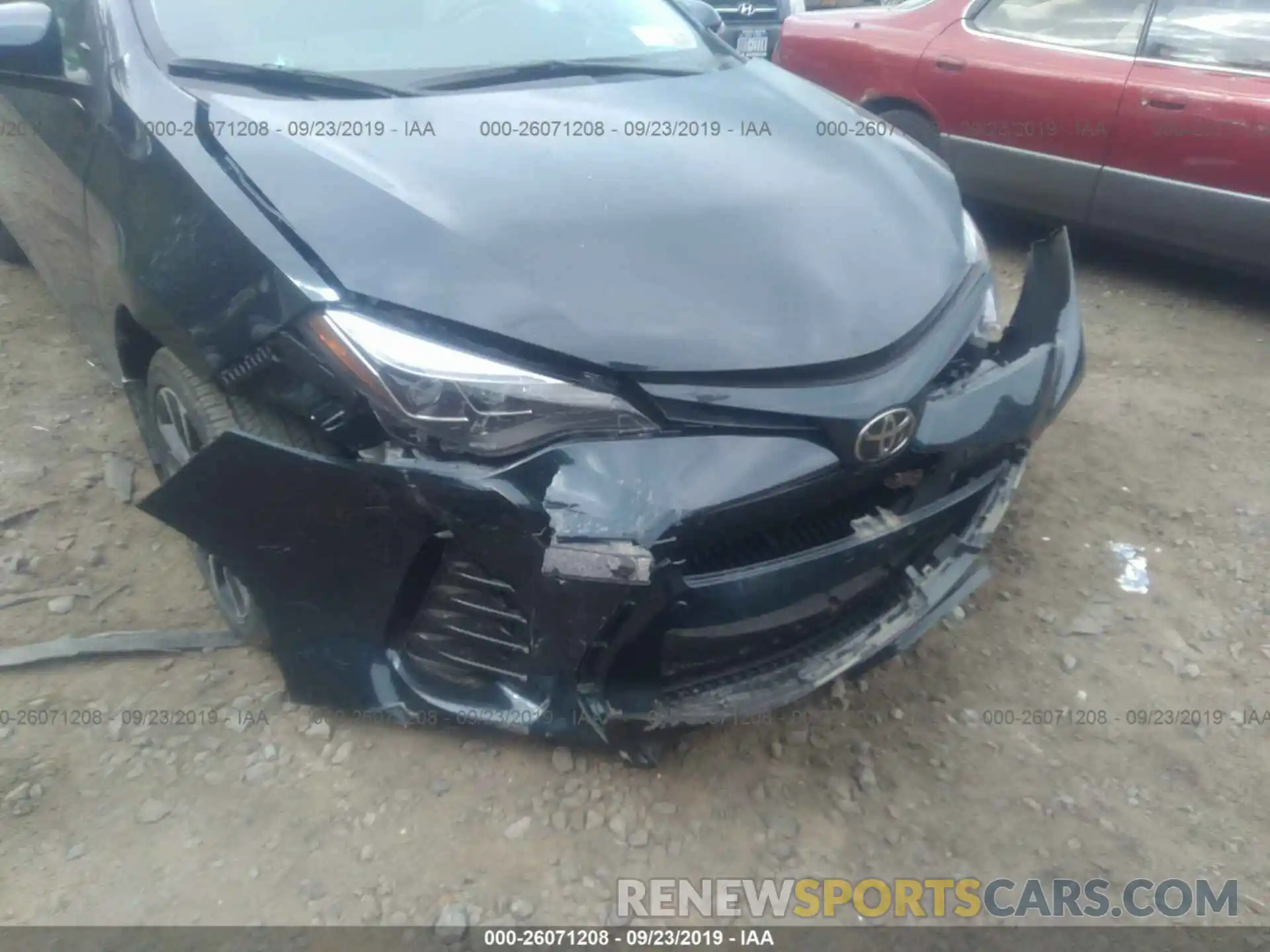 6 Photograph of a damaged car 2T1BURHE7KC148480 TOYOTA COROLLA 2019