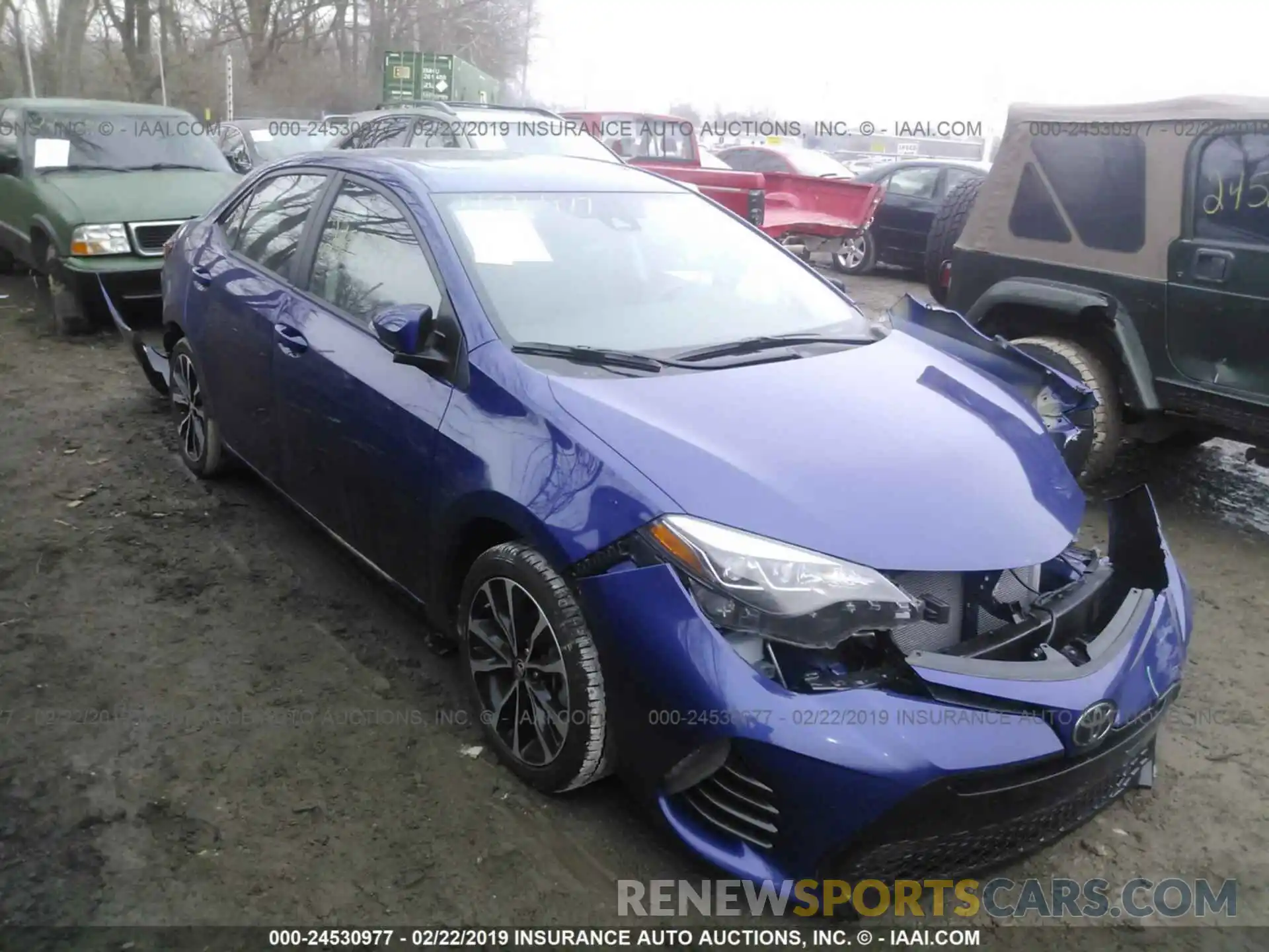 1 Photograph of a damaged car 2T1BURHE7KC150102 TOYOTA COROLLA 2019