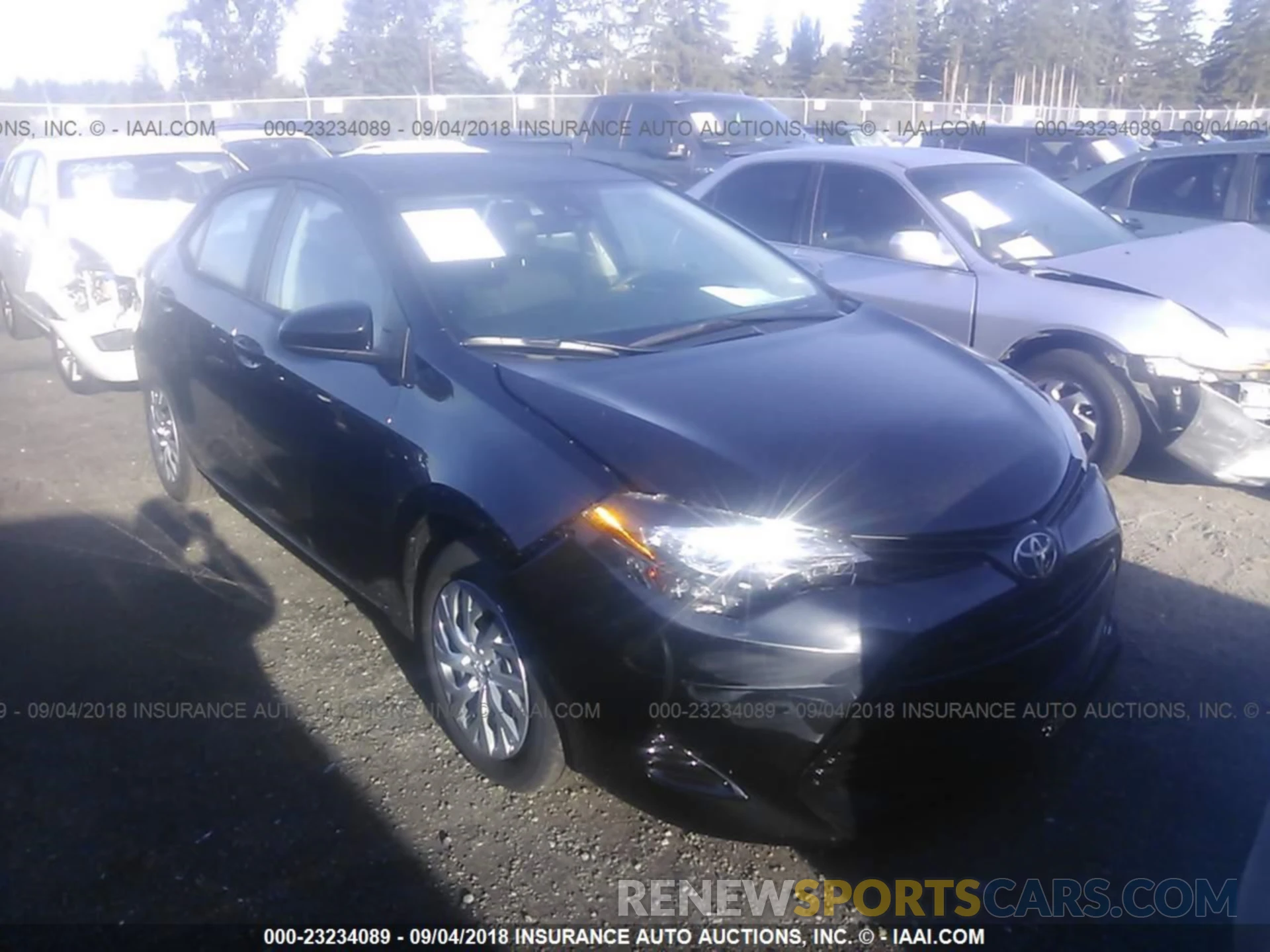 1 Photograph of a damaged car 2T1BURHE7KC150410 Toyota Corolla 2019