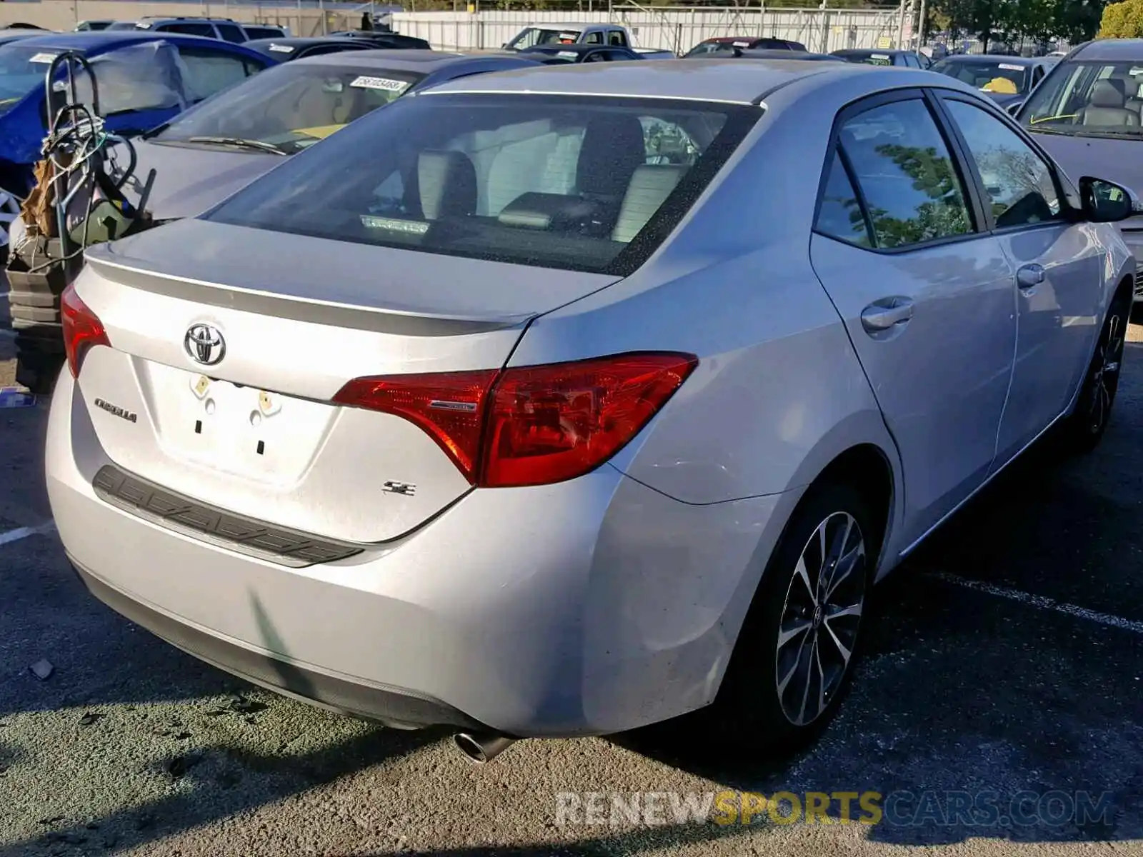 4 Photograph of a damaged car 2T1BURHE7KC150441 TOYOTA COROLLA 2019