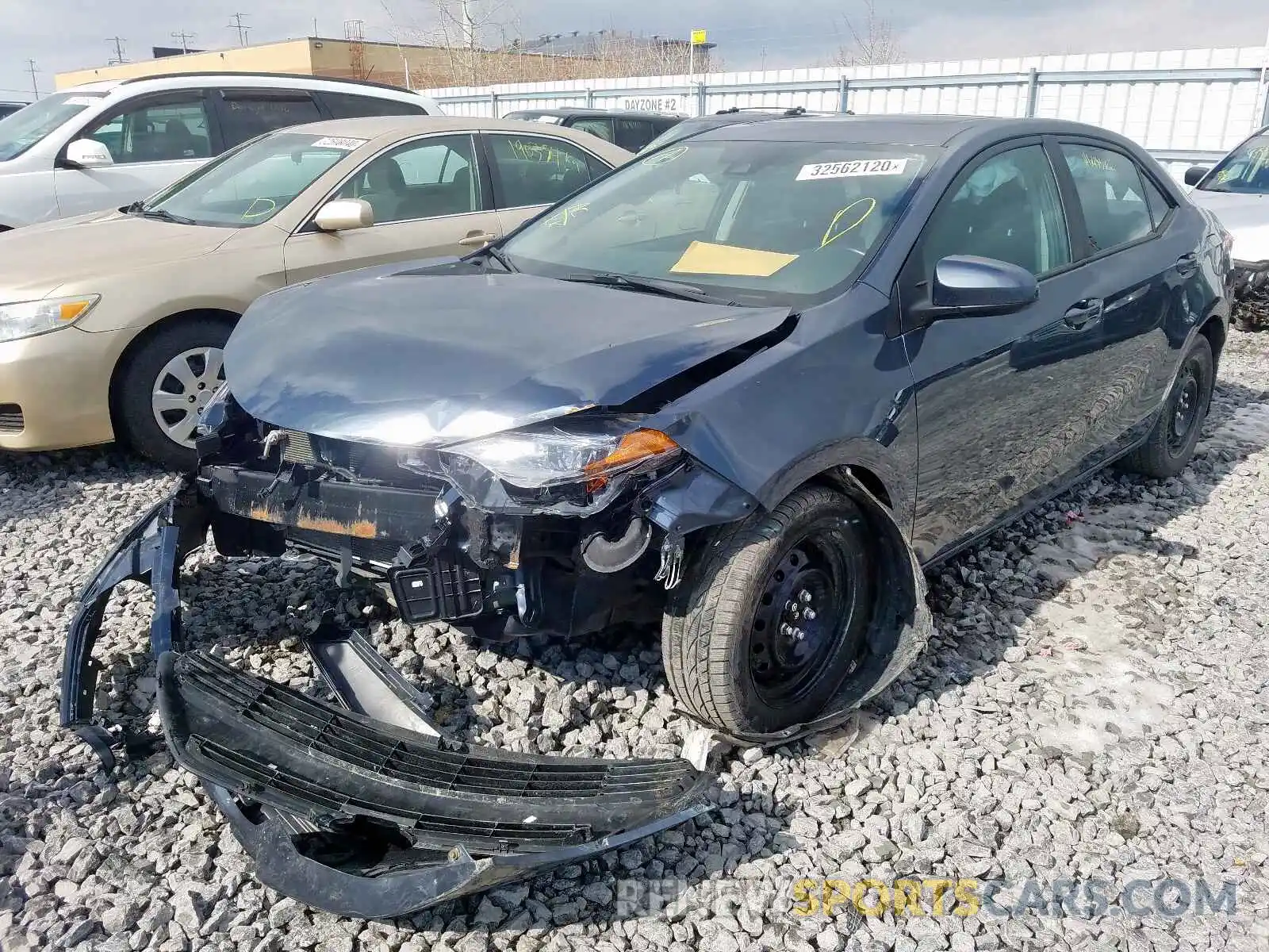 2 Photograph of a damaged car 2T1BURHE7KC150455 TOYOTA COROLLA 2019