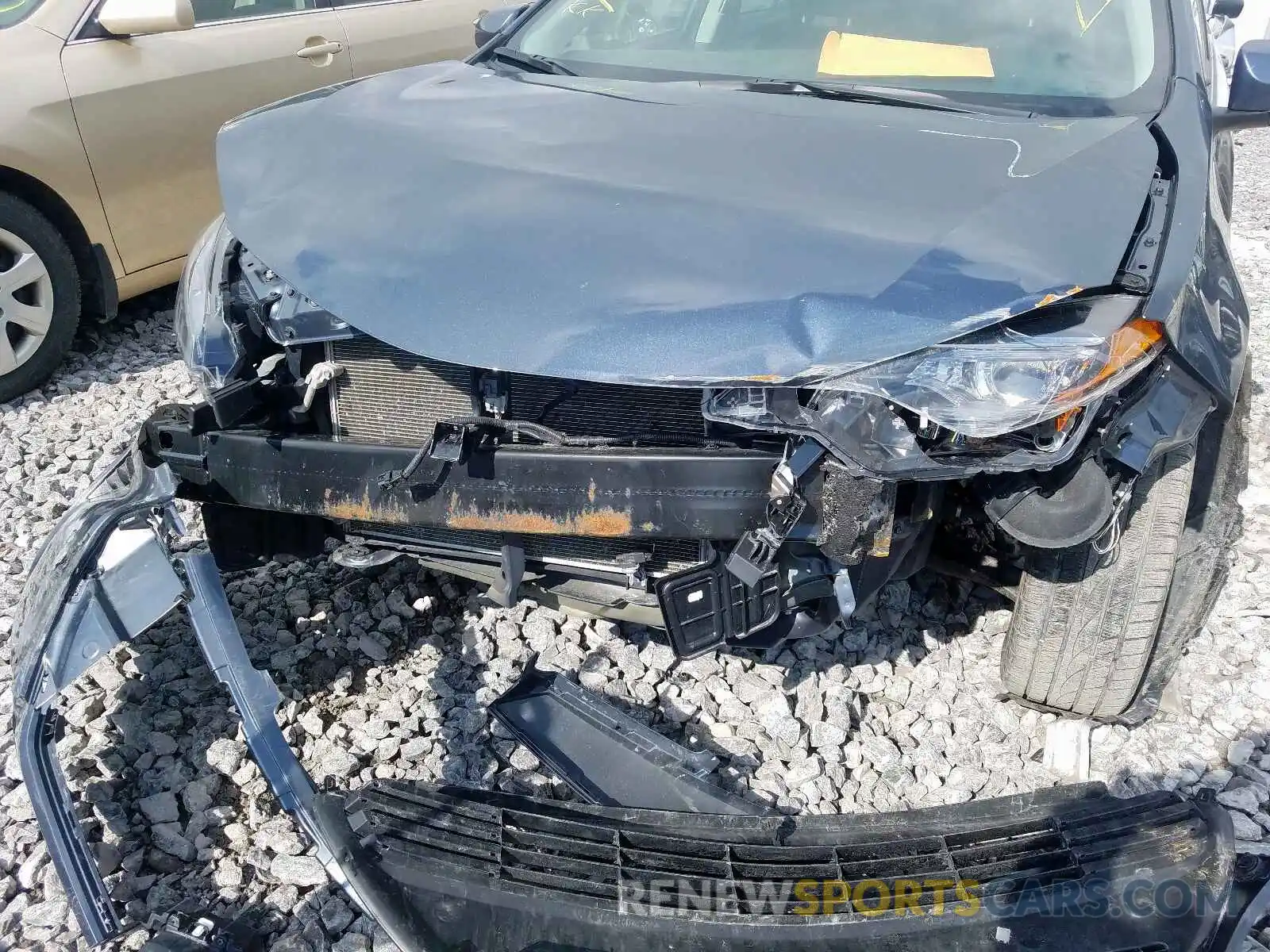 9 Photograph of a damaged car 2T1BURHE7KC150455 TOYOTA COROLLA 2019